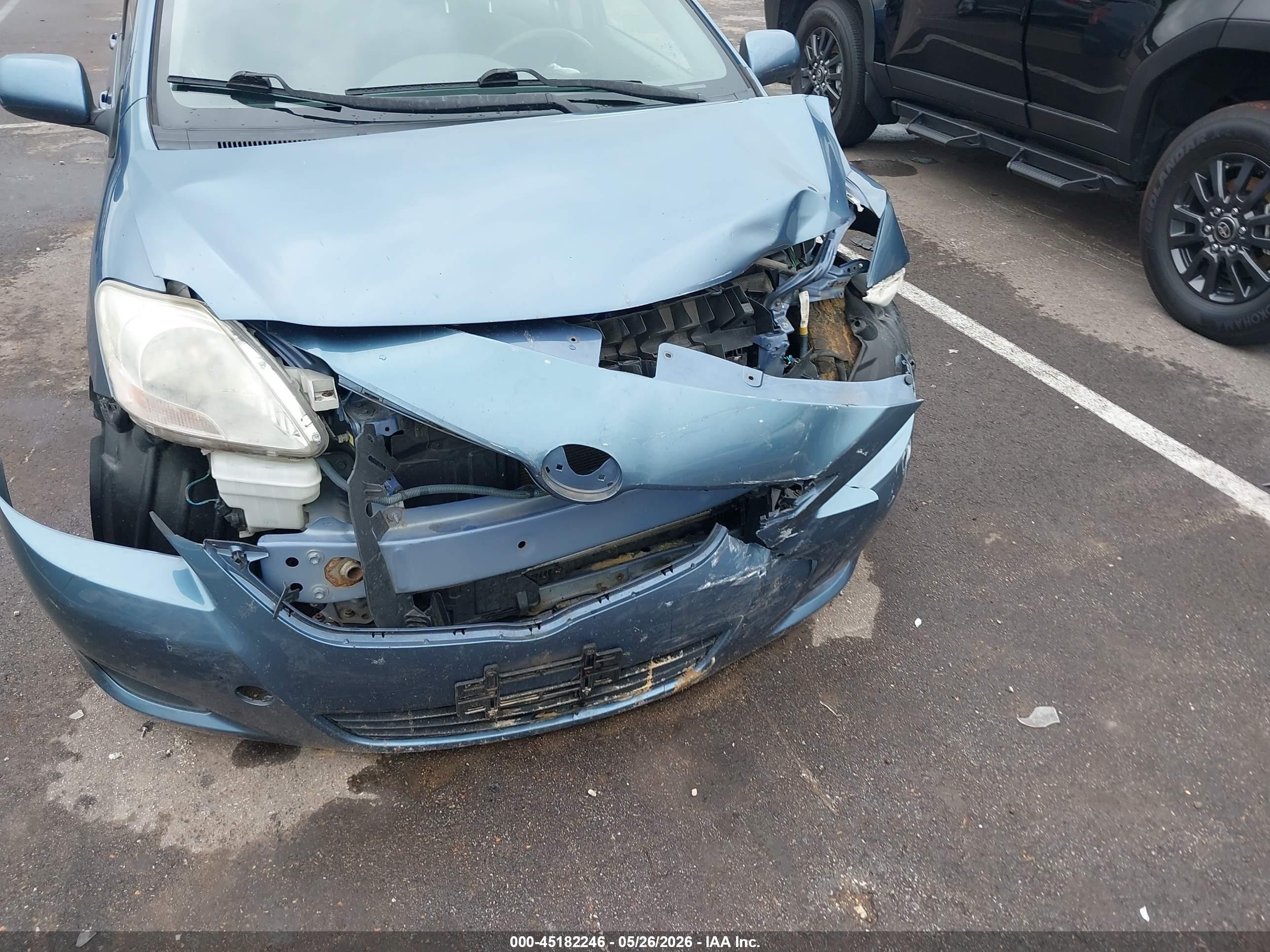 2012 Toyota Yaris   Blue vin: JTDBT4K35CL020651