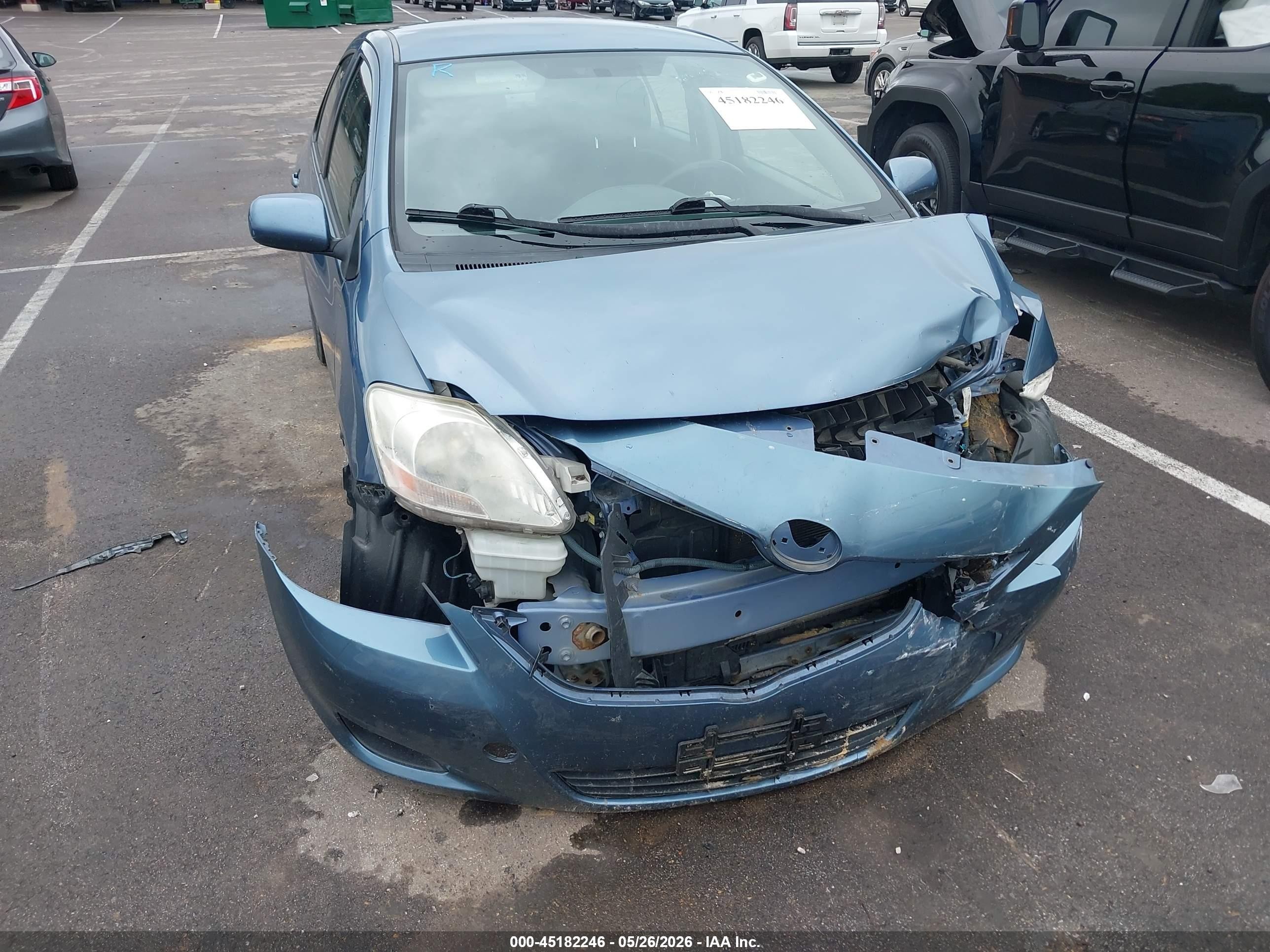 2012 Toyota Yaris   Blue vin: JTDBT4K35CL020651
