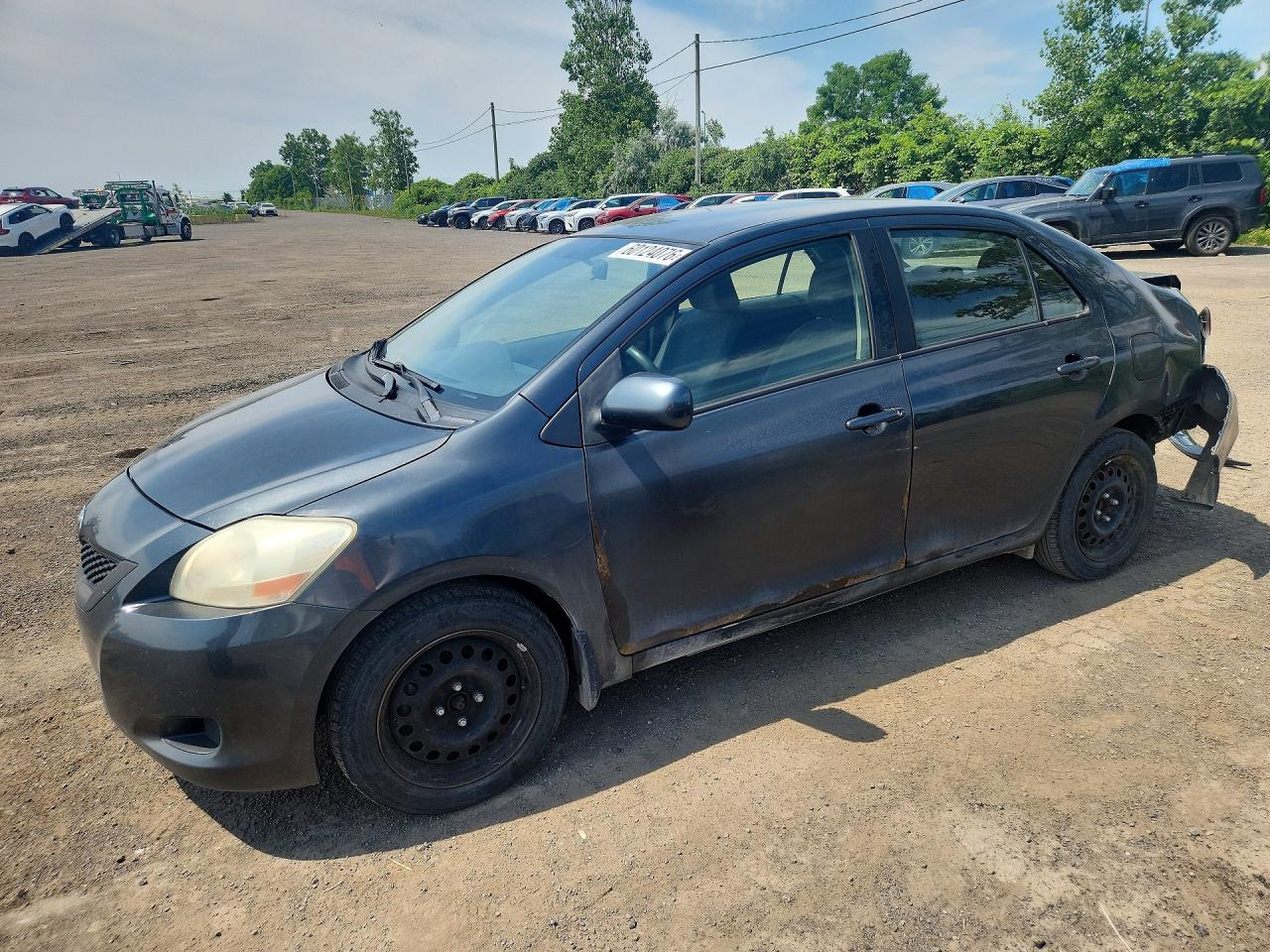 2012 Toyota Yaris Fleet Charcoal vin: JTDBT4K35CL031584