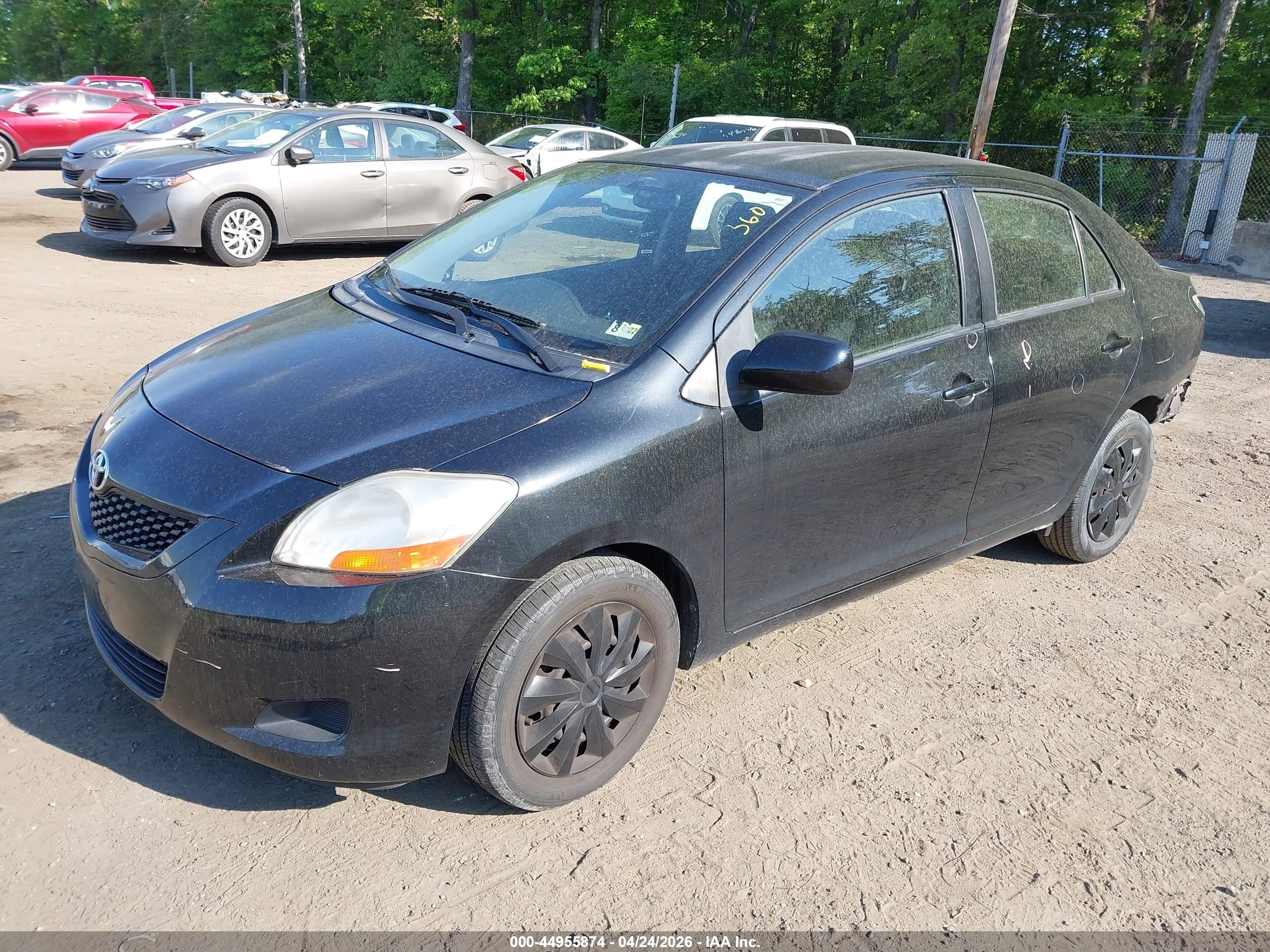 2010 Toyota Yaris   Black vin: JTDBT4K36A1395327