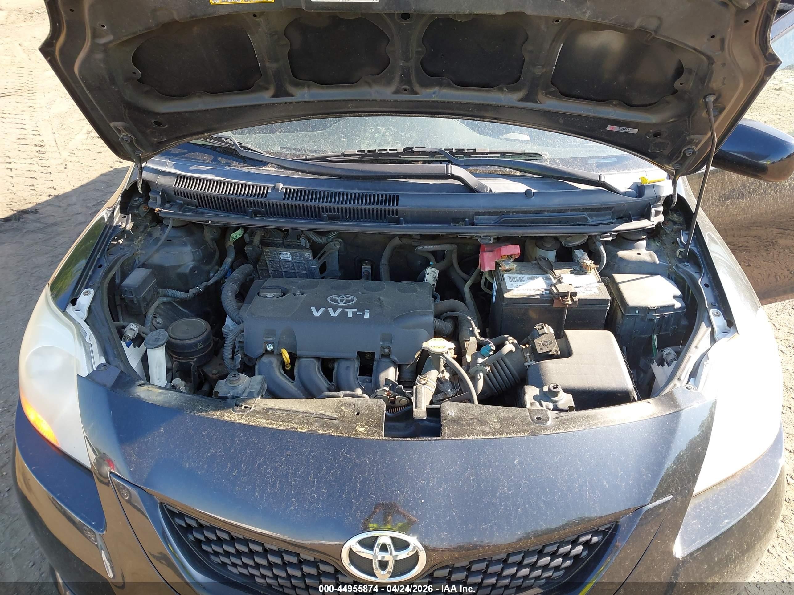 2010 Toyota Yaris   Black vin: JTDBT4K36A1395327