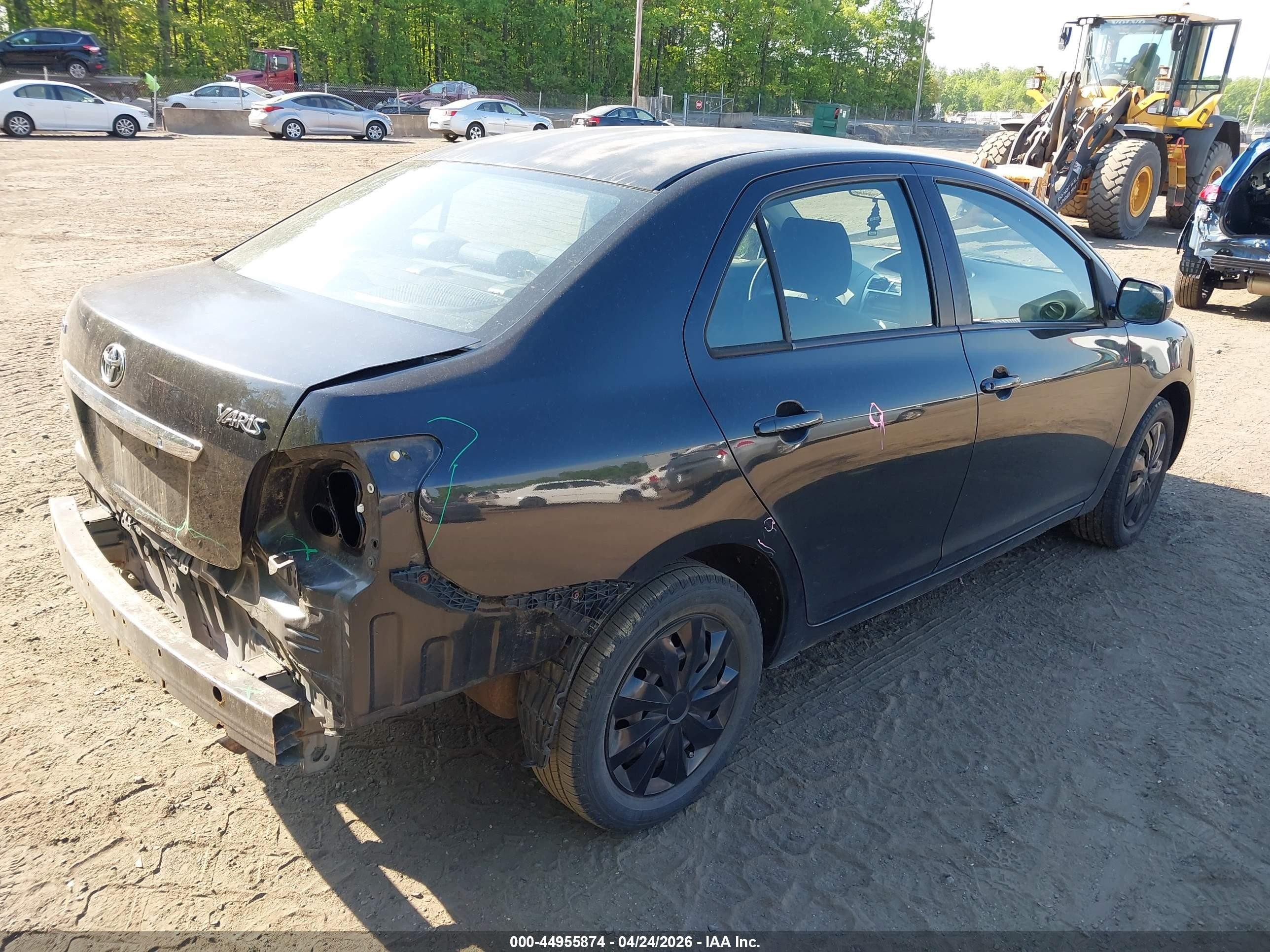 2010 Toyota Yaris   Black vin: JTDBT4K36A1395327