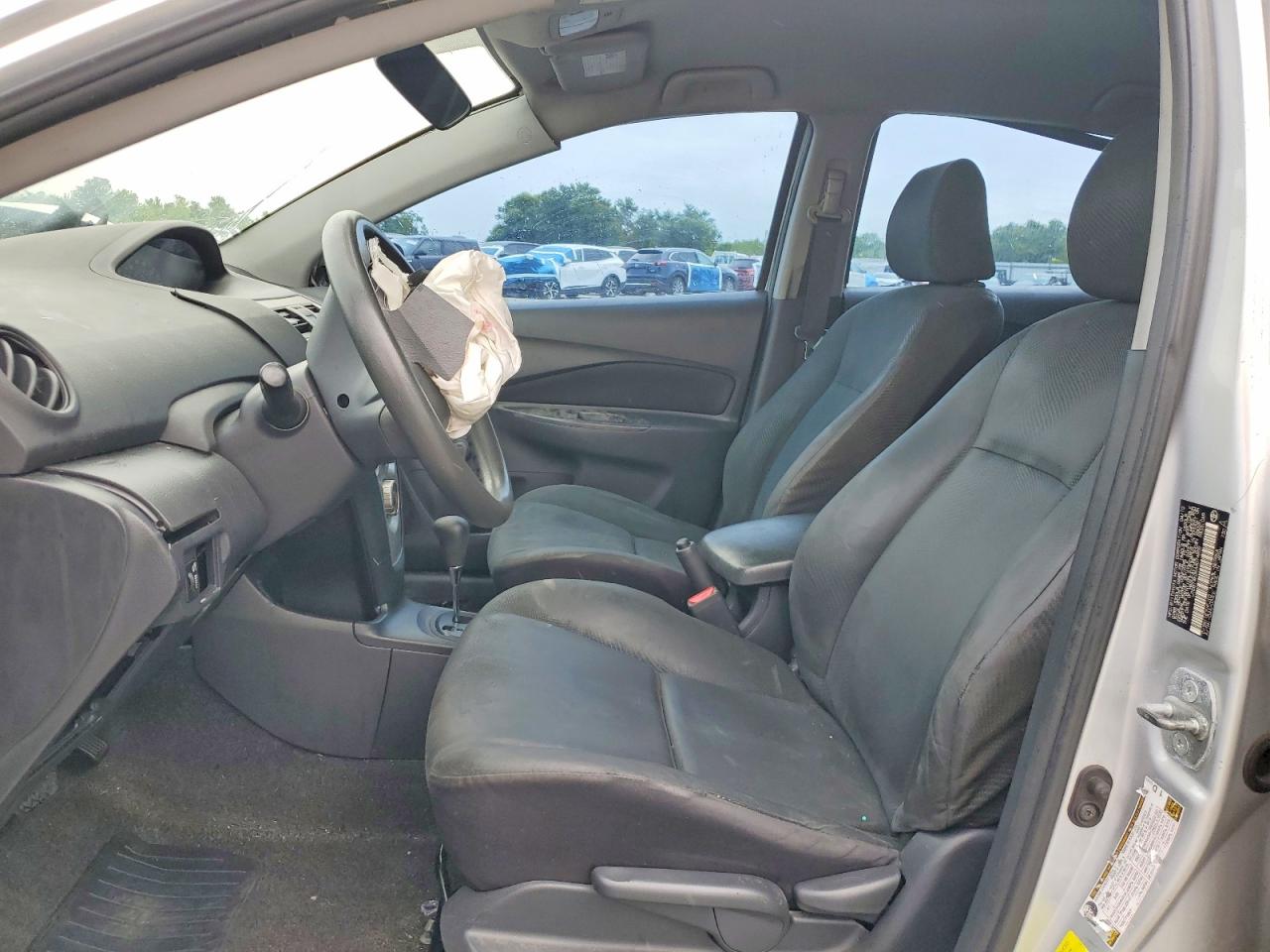 2010 Toyota Yaris Base Silver vin: JTDBT4K36A4074855