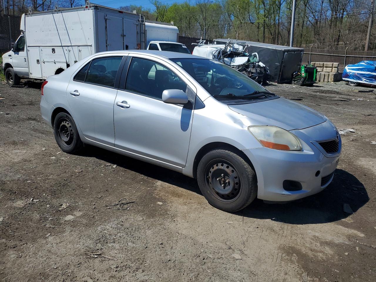 2010 Toyota Yaris Base Gray vin: JTDBT4K36A4078548