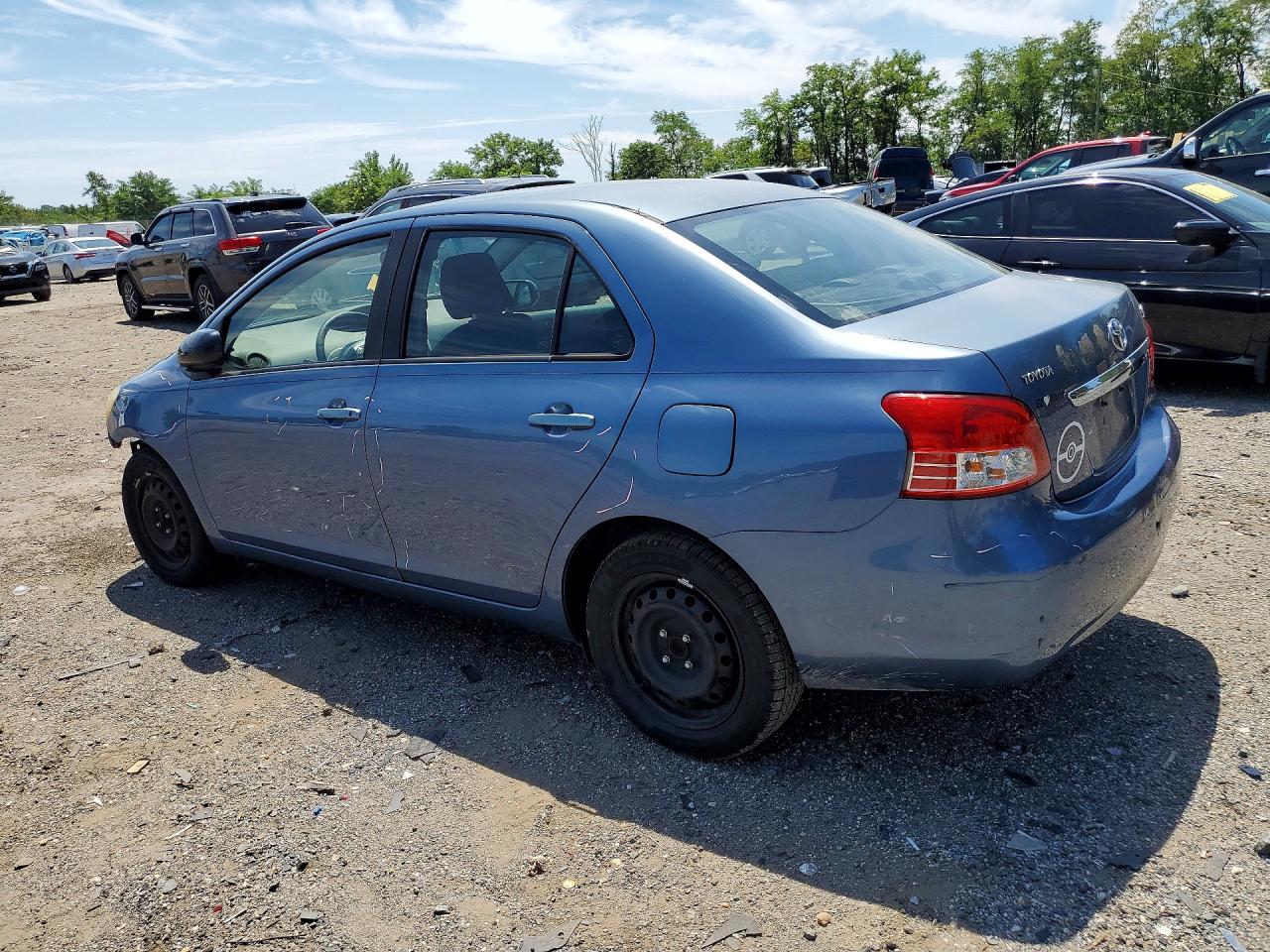 2010 Toyota Yaris Base Blue vin: JTDBT4K36A4078792
