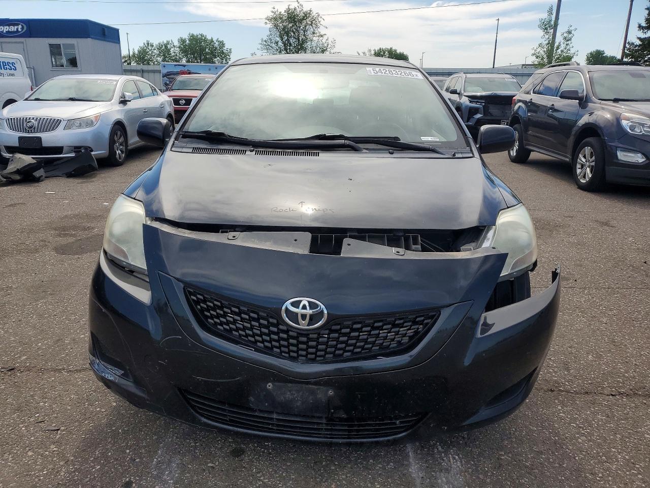 2012 Toyota Yaris Fleet Black vin: JTDBT4K36C1418124