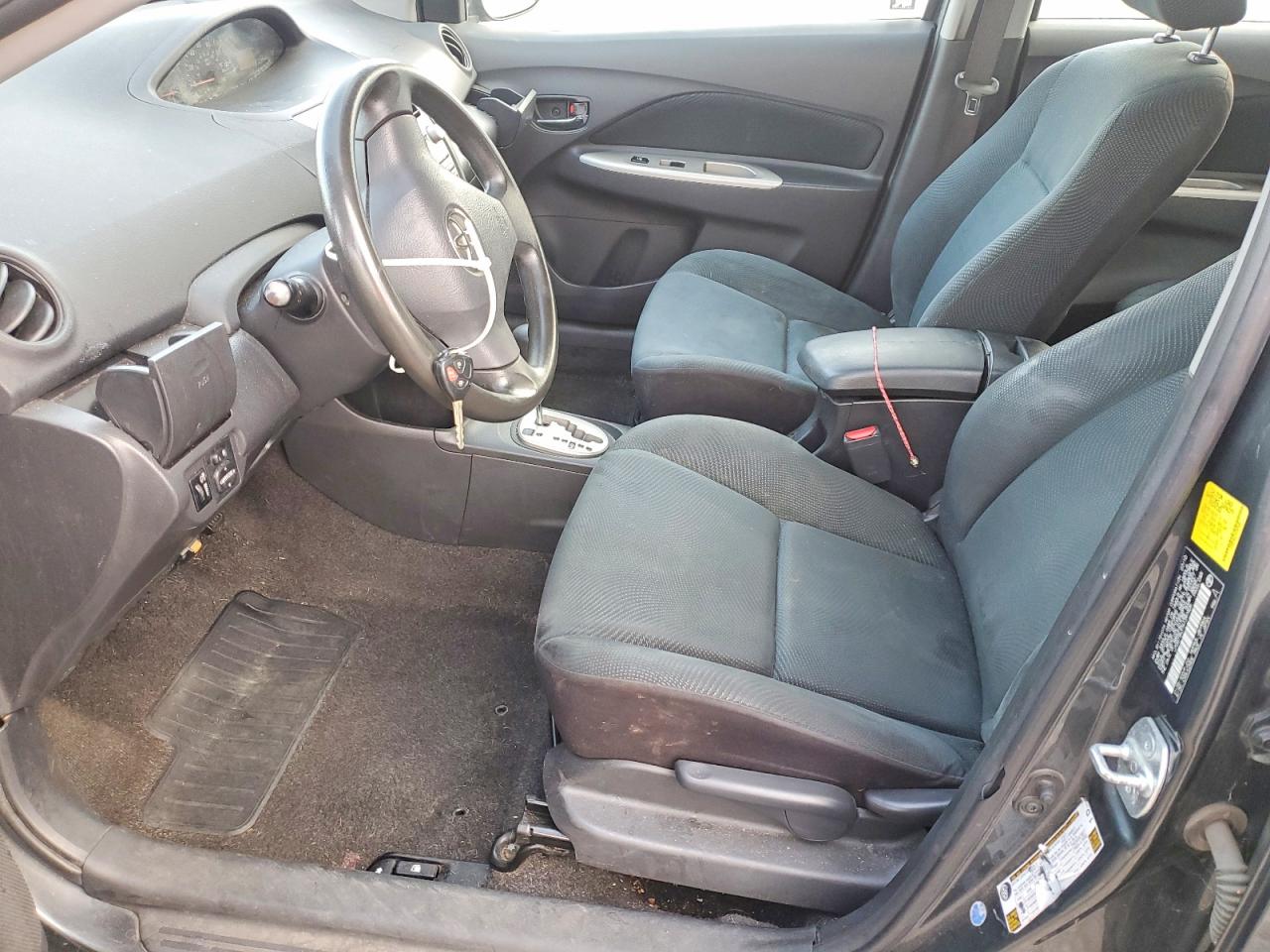 2010 Toyota Yaris Base Gray vin: JTDBT4K37A1397426