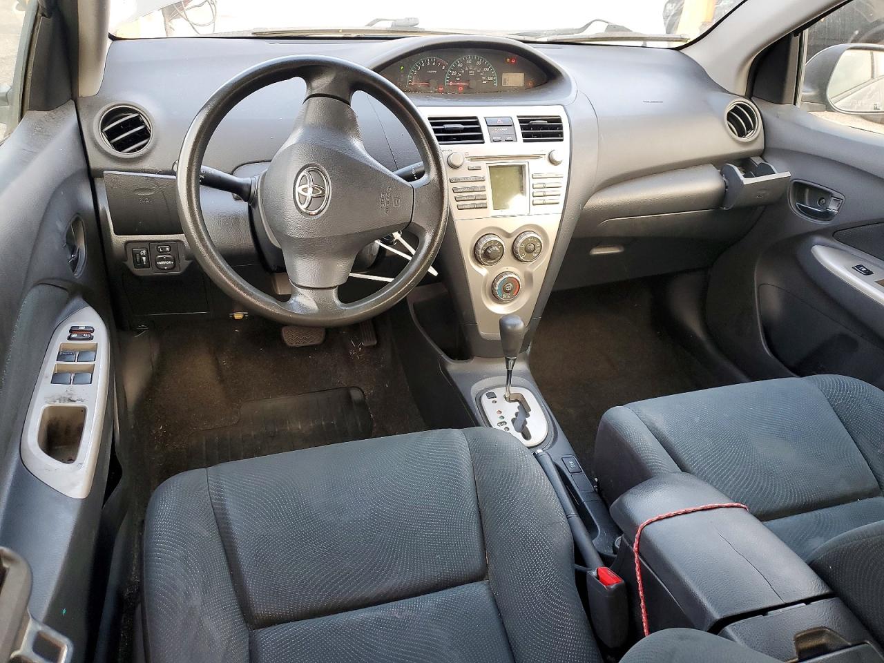 2010 Toyota Yaris Base Gray vin: JTDBT4K37A1397426