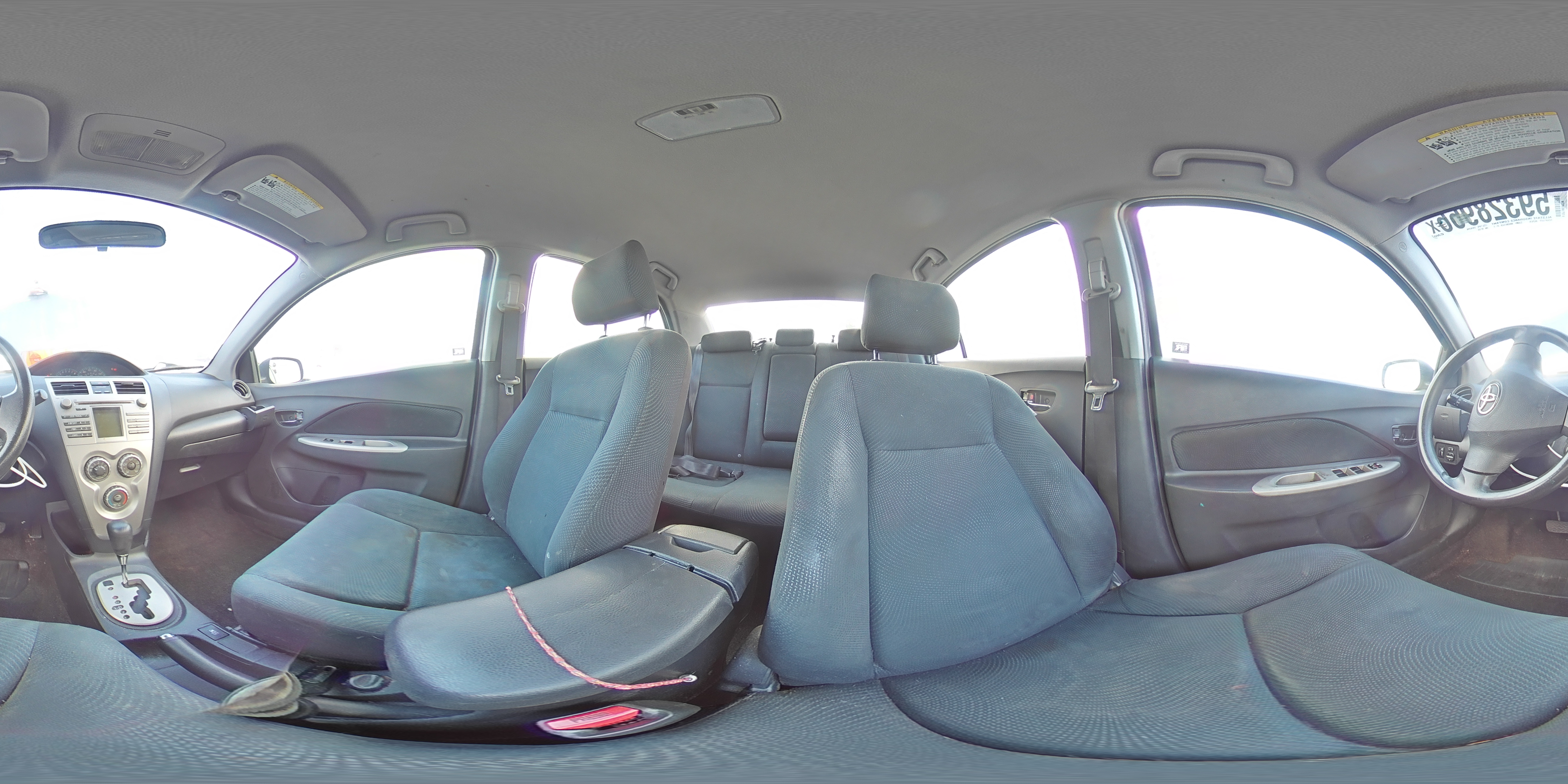 2010 Toyota Yaris Base Gray vin: JTDBT4K37A1397426