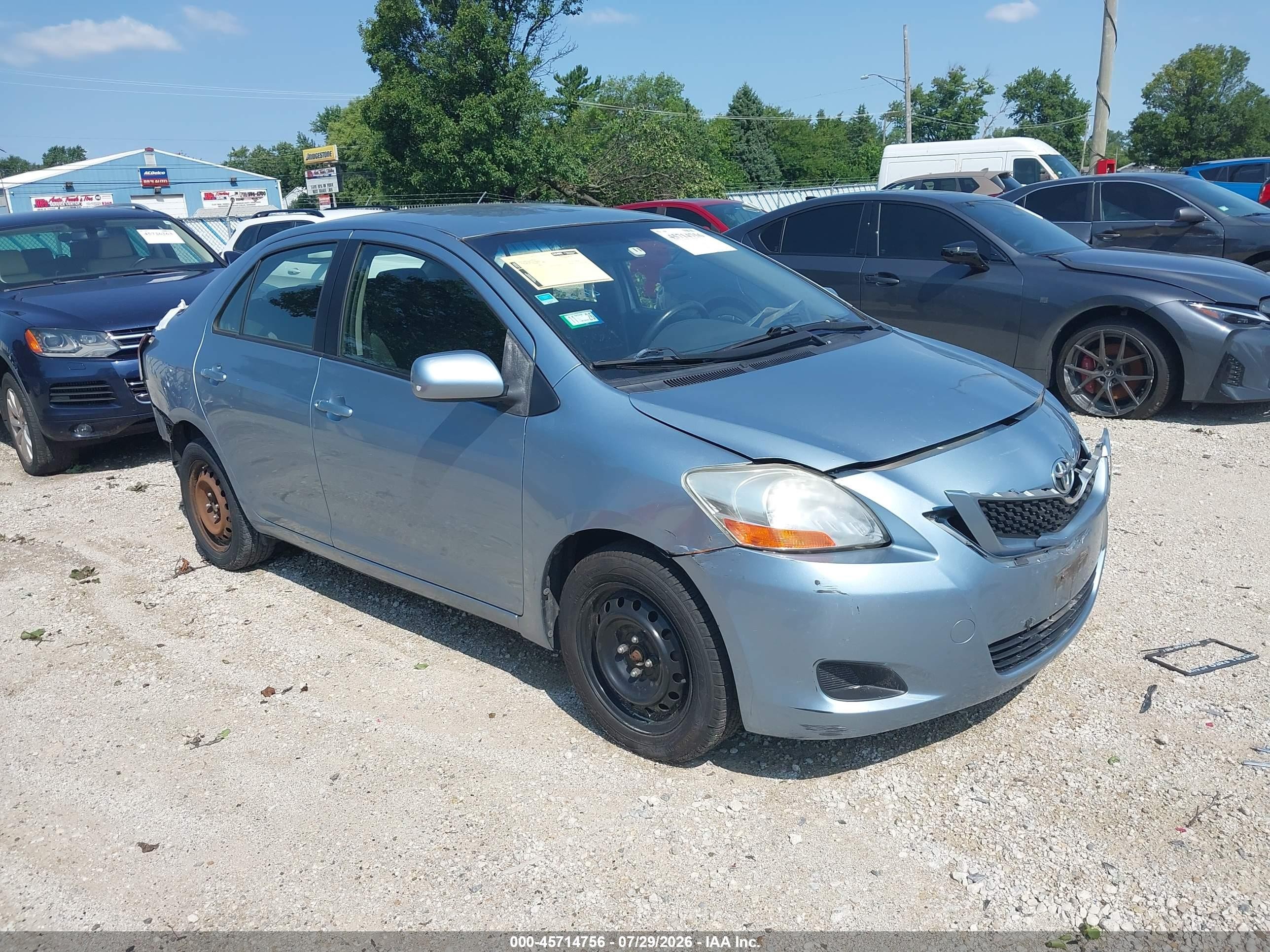 2010 Toyota Yaris   Синий vin: JTDBT4K37A4066716