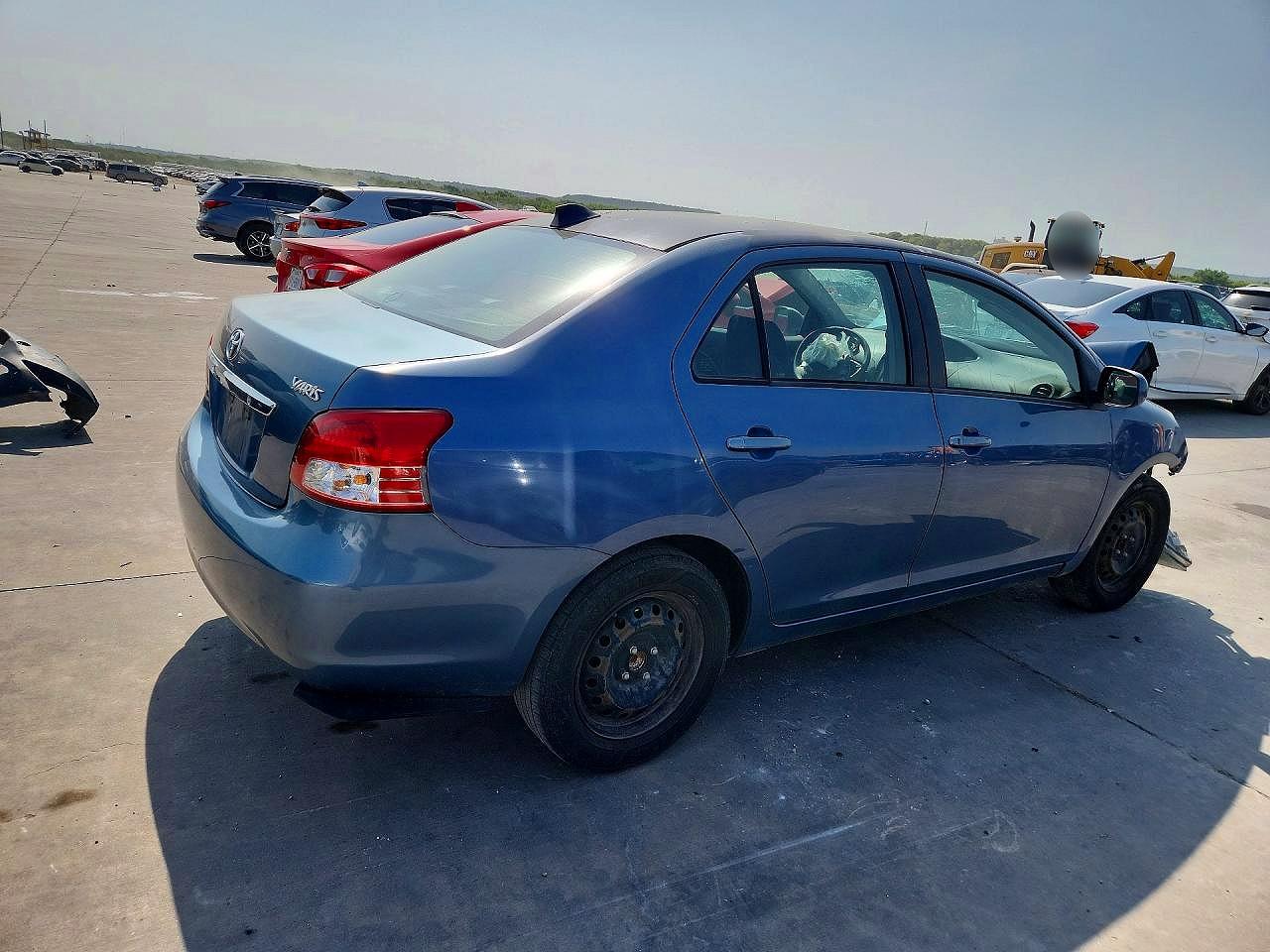 2012 Toyota Yaris Fleet Blue vin: JTDBT4K37C1418360