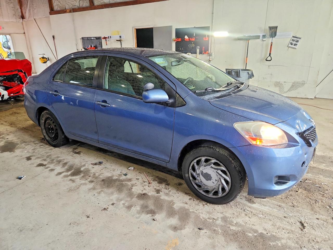2012 Toyota Yaris Fleet Blue vin: JTDBT4K37C1419475