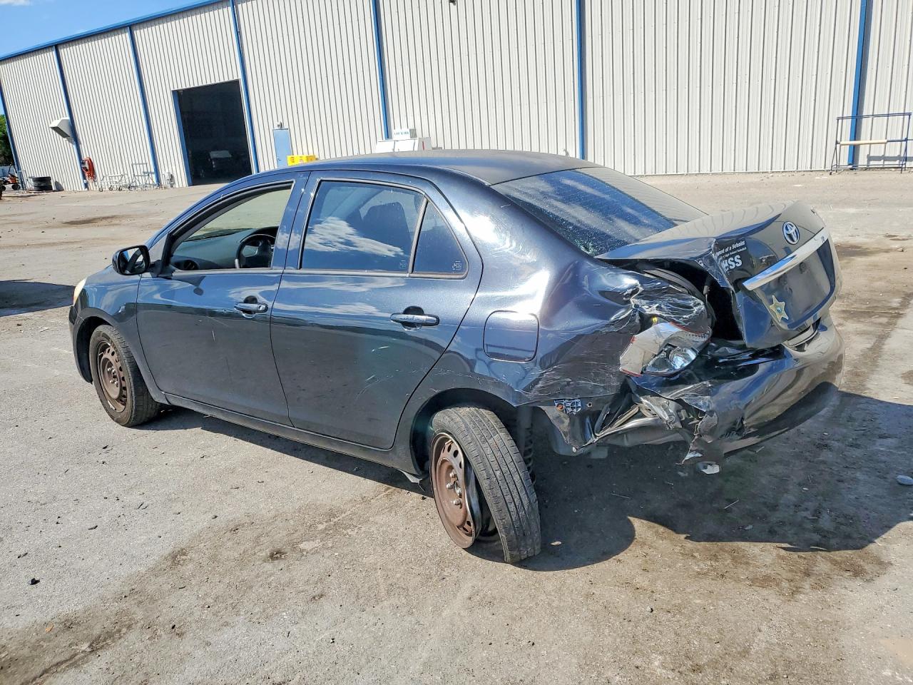 2012 Toyota Yaris Fleet Black vin: JTDBT4K37CL016746