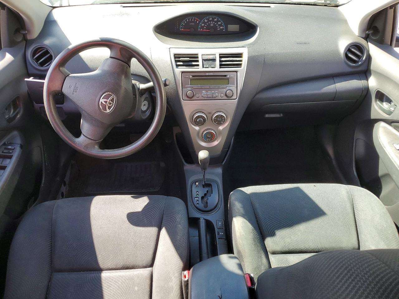 2012 Toyota Yaris Fleet Black vin: JTDBT4K37CL016746