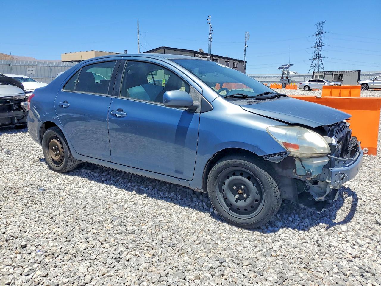 2012 Toyota Yaris Fleet Синий vin: JTDBT4K37CL022188