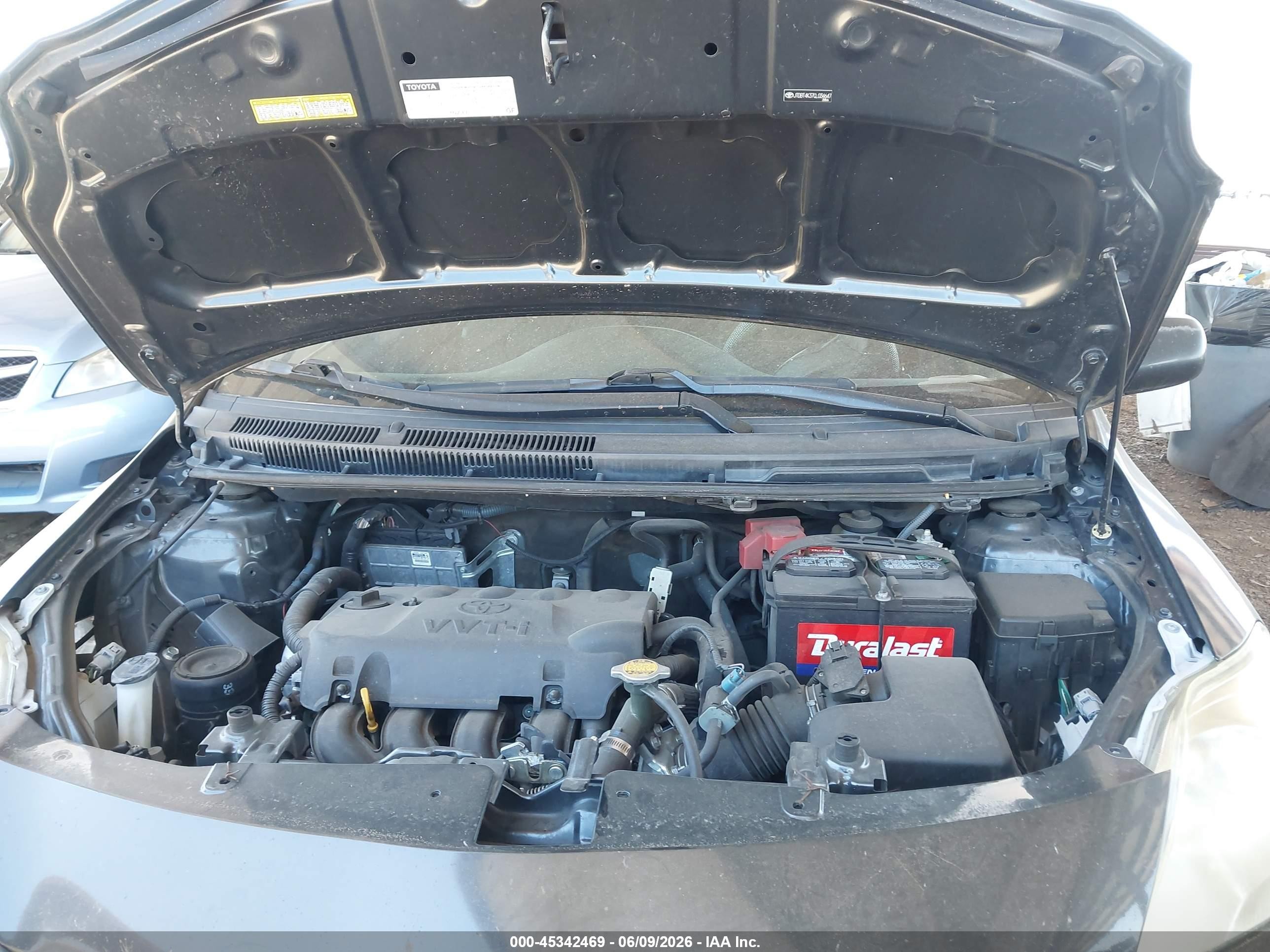 2012 Toyota Yaris   Gray vin: JTDBT4K37CL034647