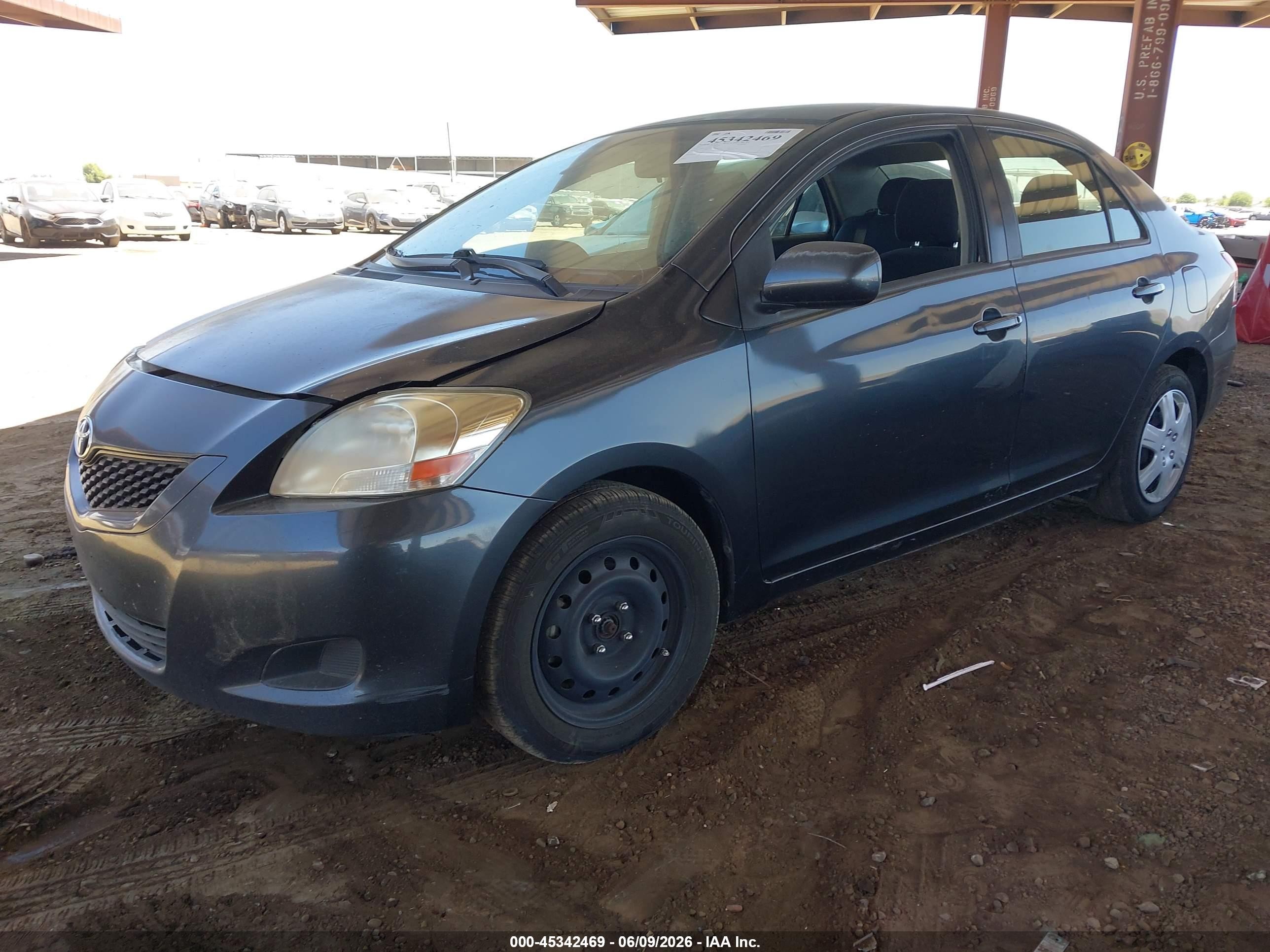2012 Toyota Yaris   Gray vin: JTDBT4K37CL034647
