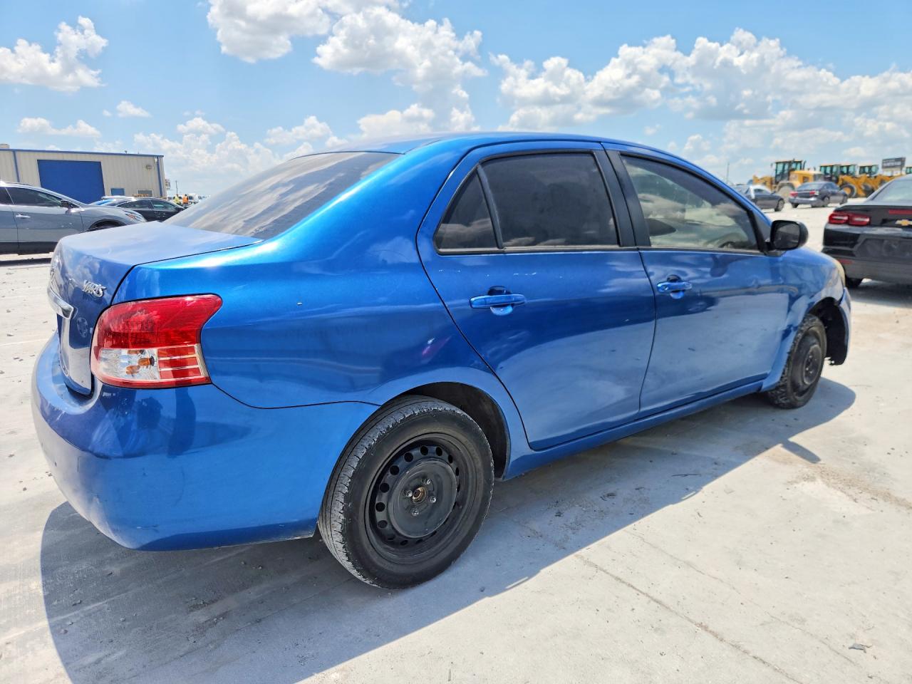2010 Toyota Yaris Base Blue vin: JTDBT4K38A1397225