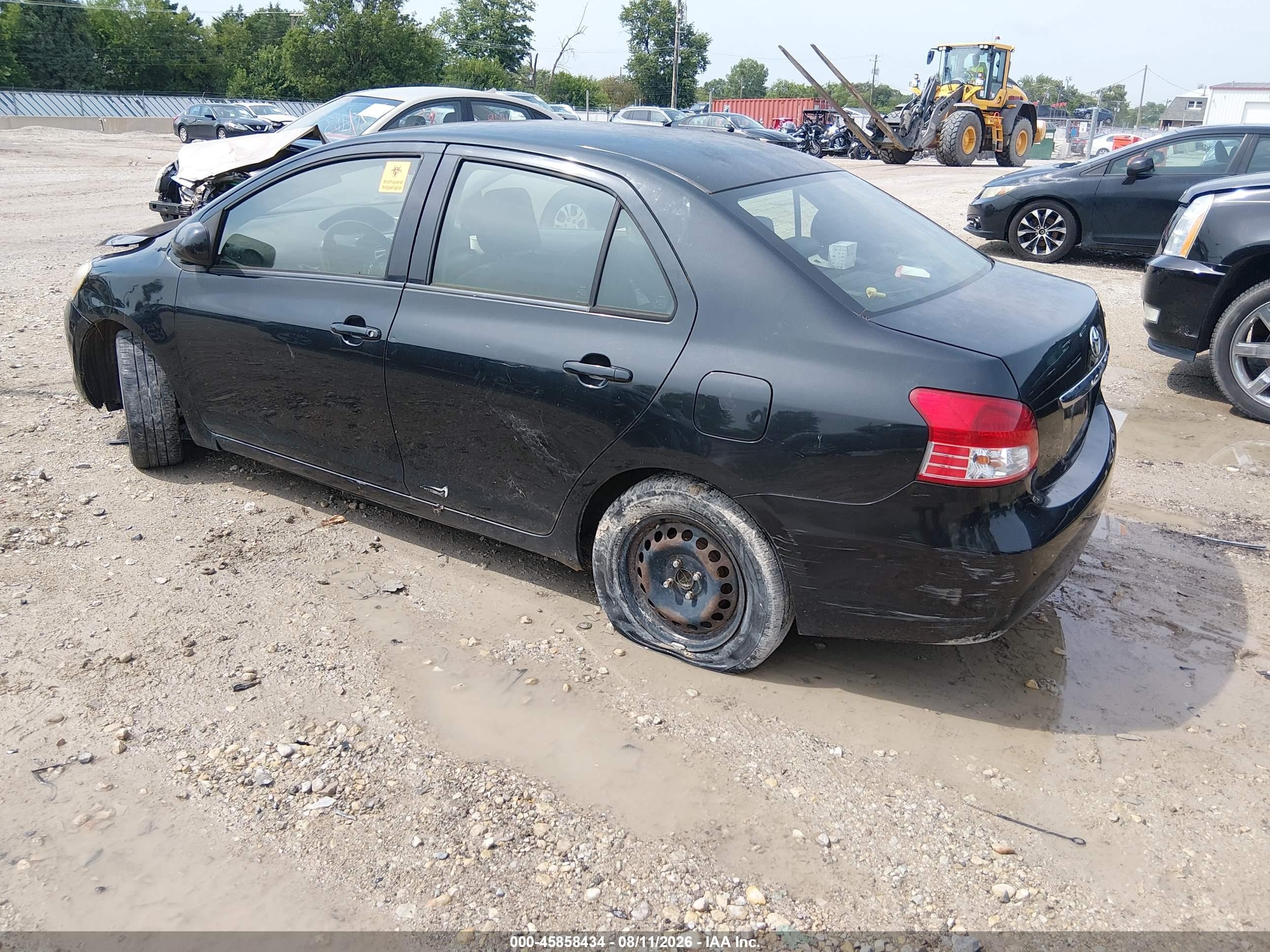 2012 Toyota Yaris   Black vin: JTDBT4K38C1416181
