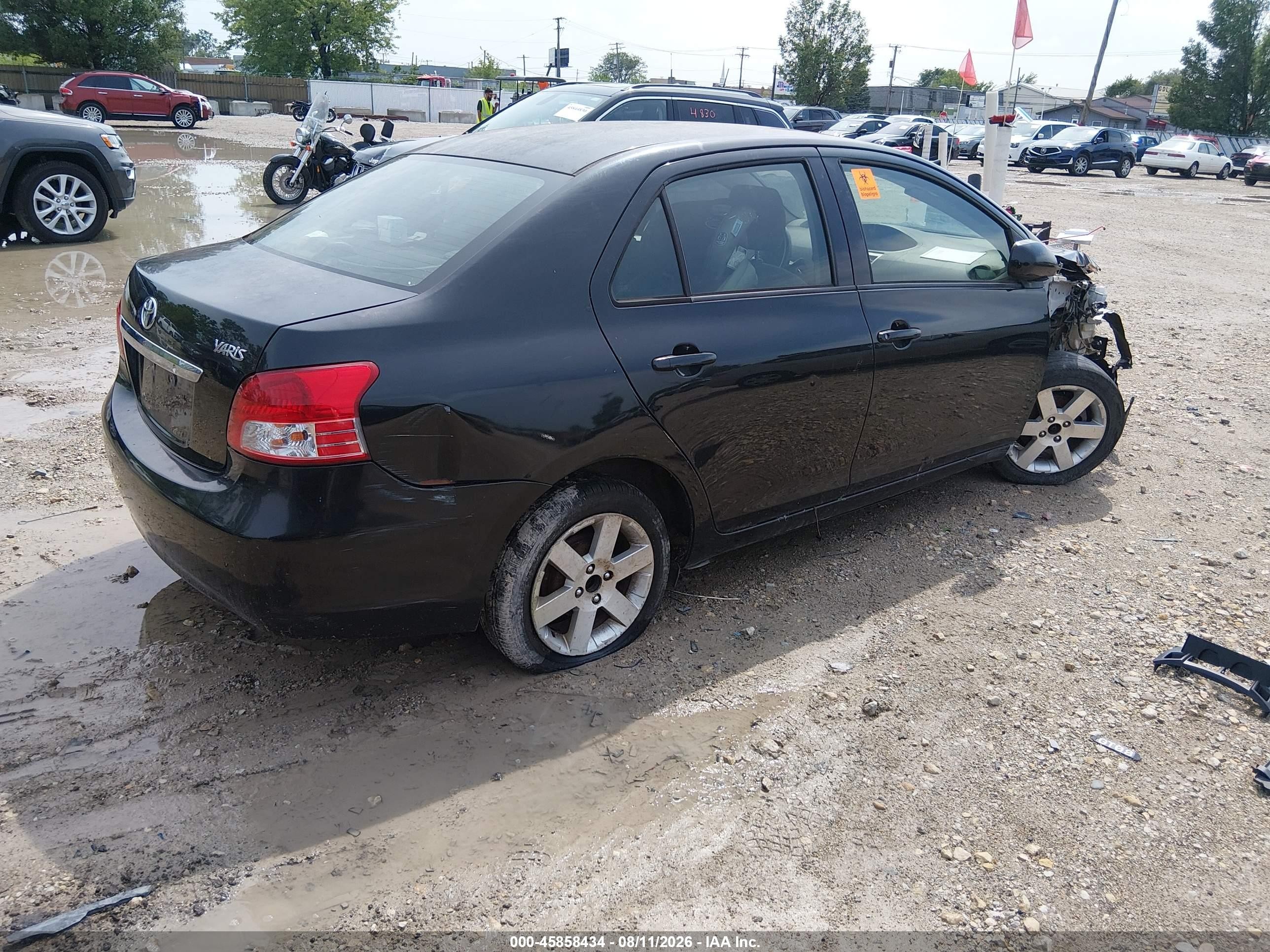 2012 Toyota Yaris   Black vin: JTDBT4K38C1416181