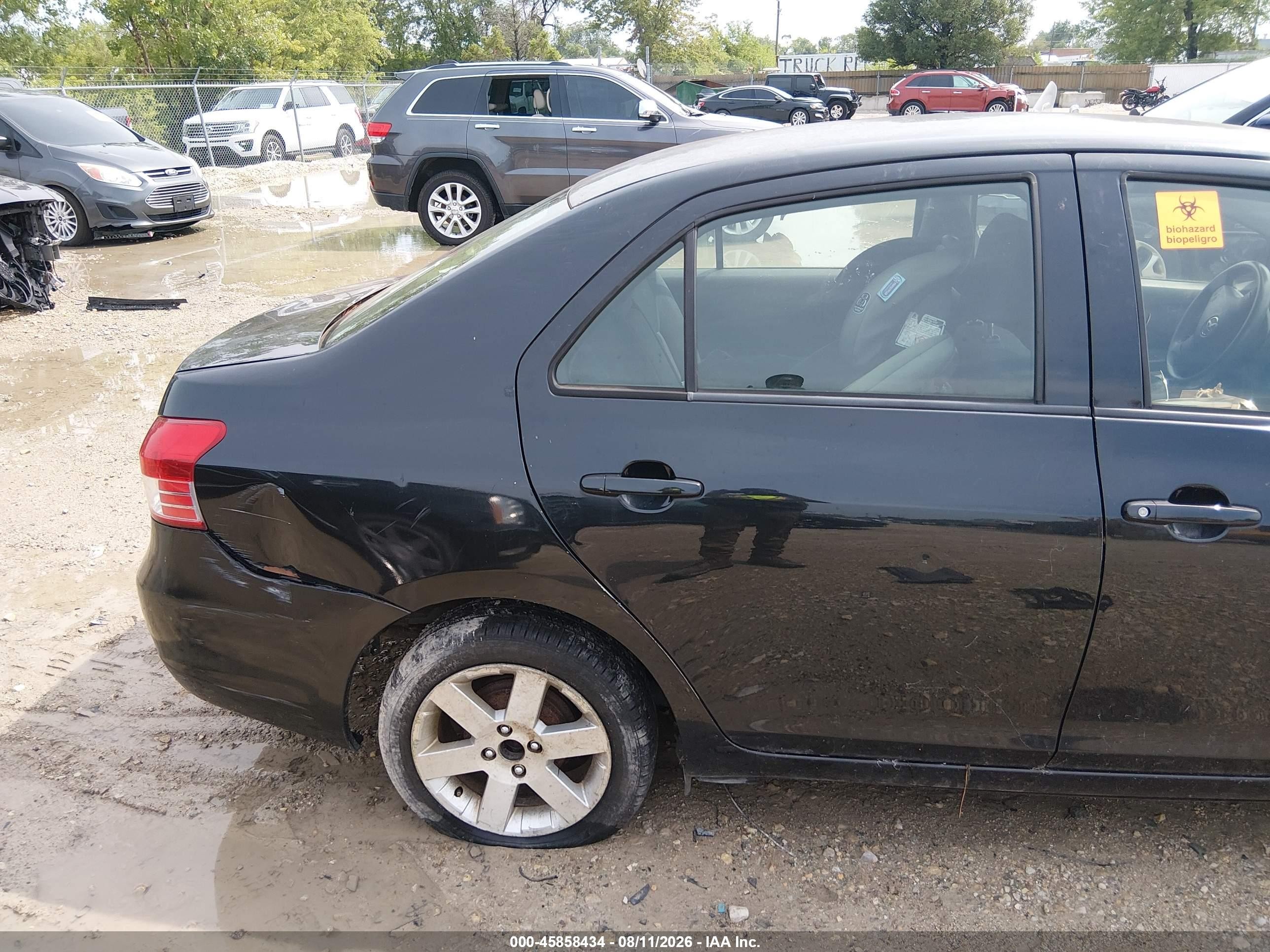 2012 Toyota Yaris   Black vin: JTDBT4K38C1416181