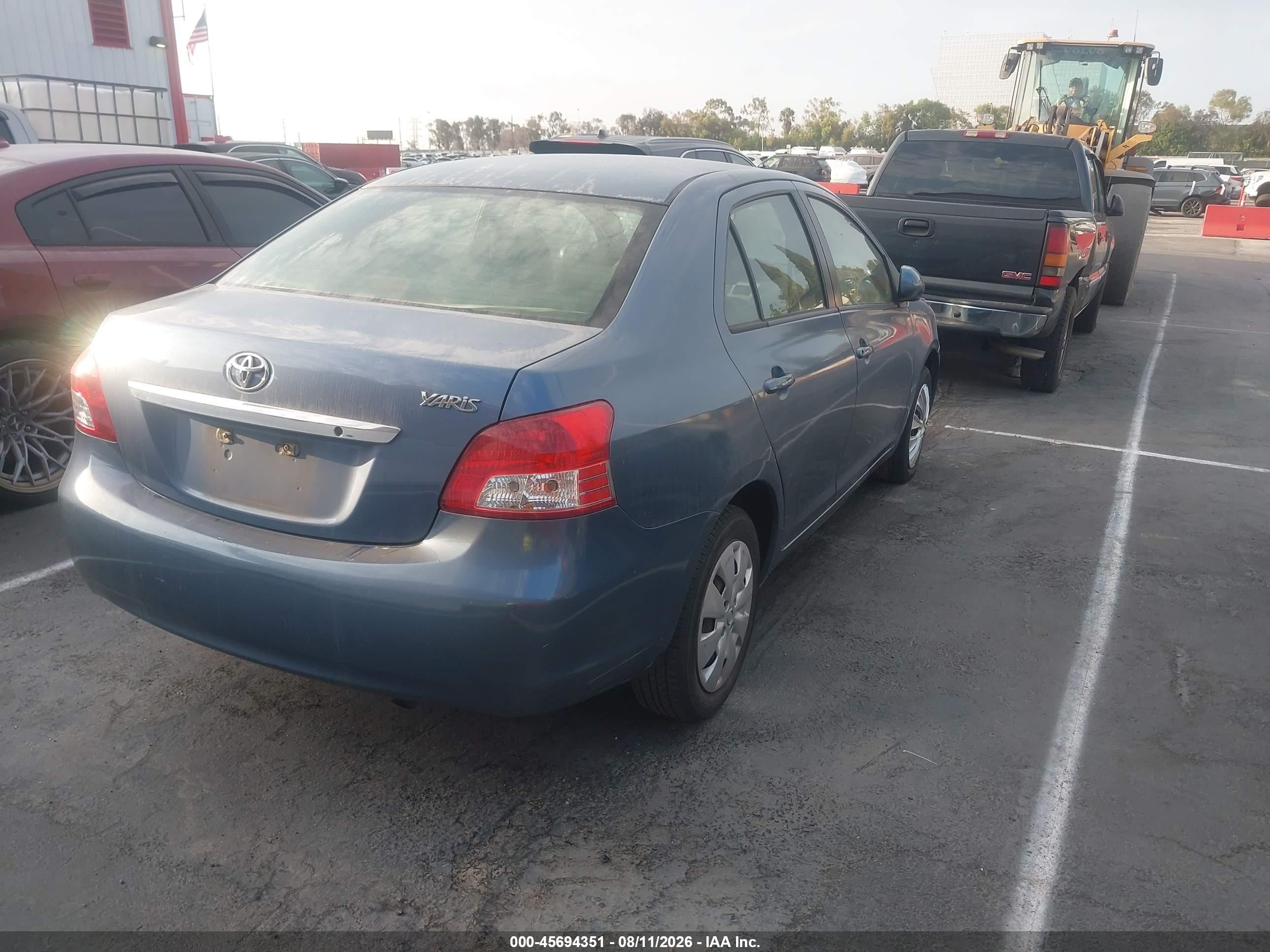 2010 Toyota Yaris   Blue vin: JTDBT4K39A1376870
