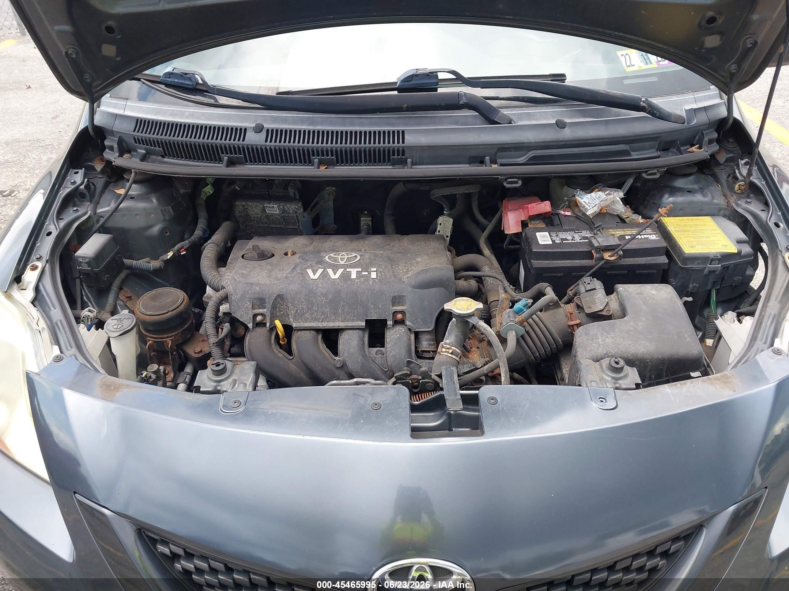 2010 Toyota Yaris   Gray vin: JTDBT4K39A4067687