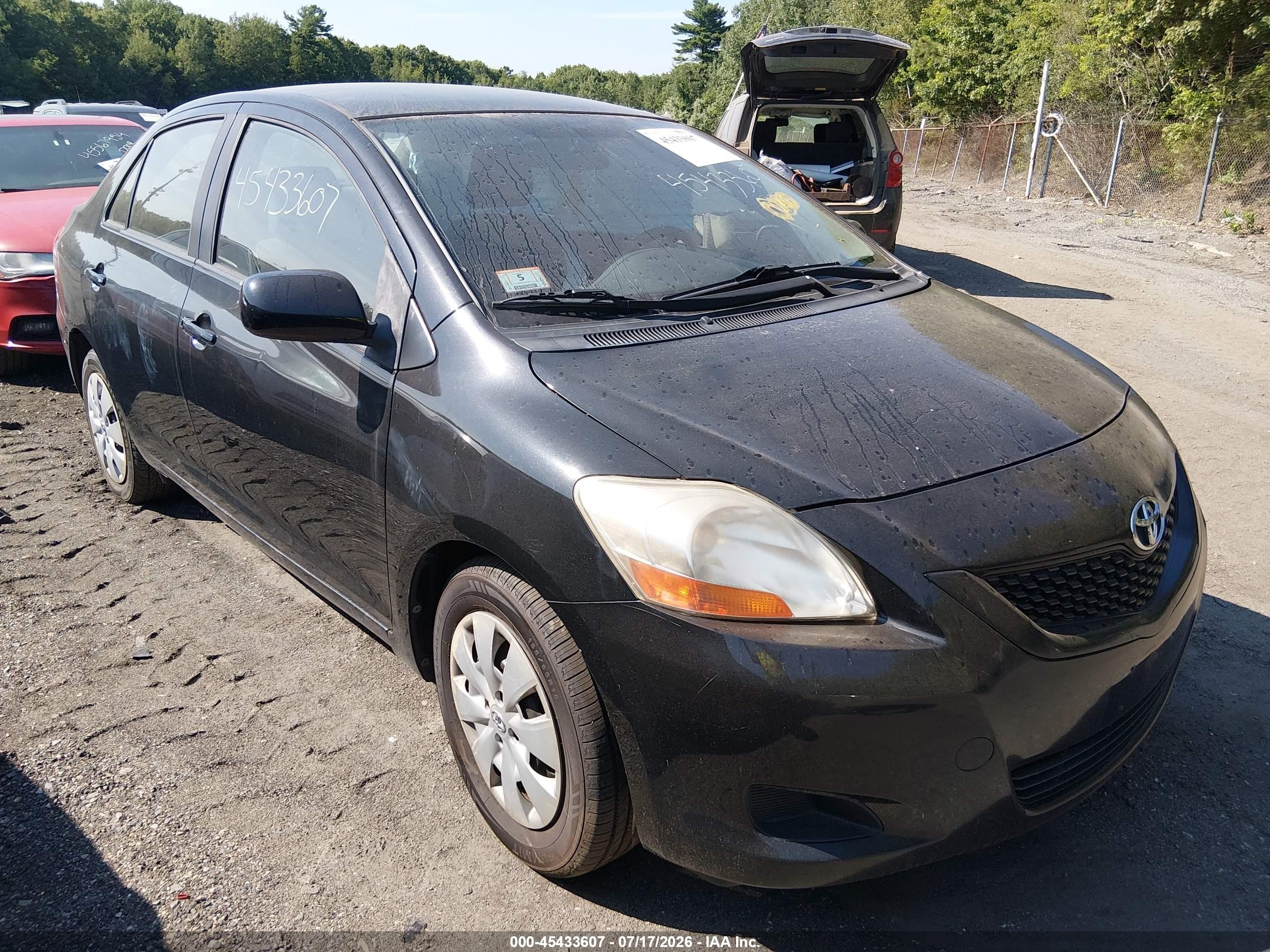 2010 Toyota Yaris   Black vin: JTDBT4K39A4076583
