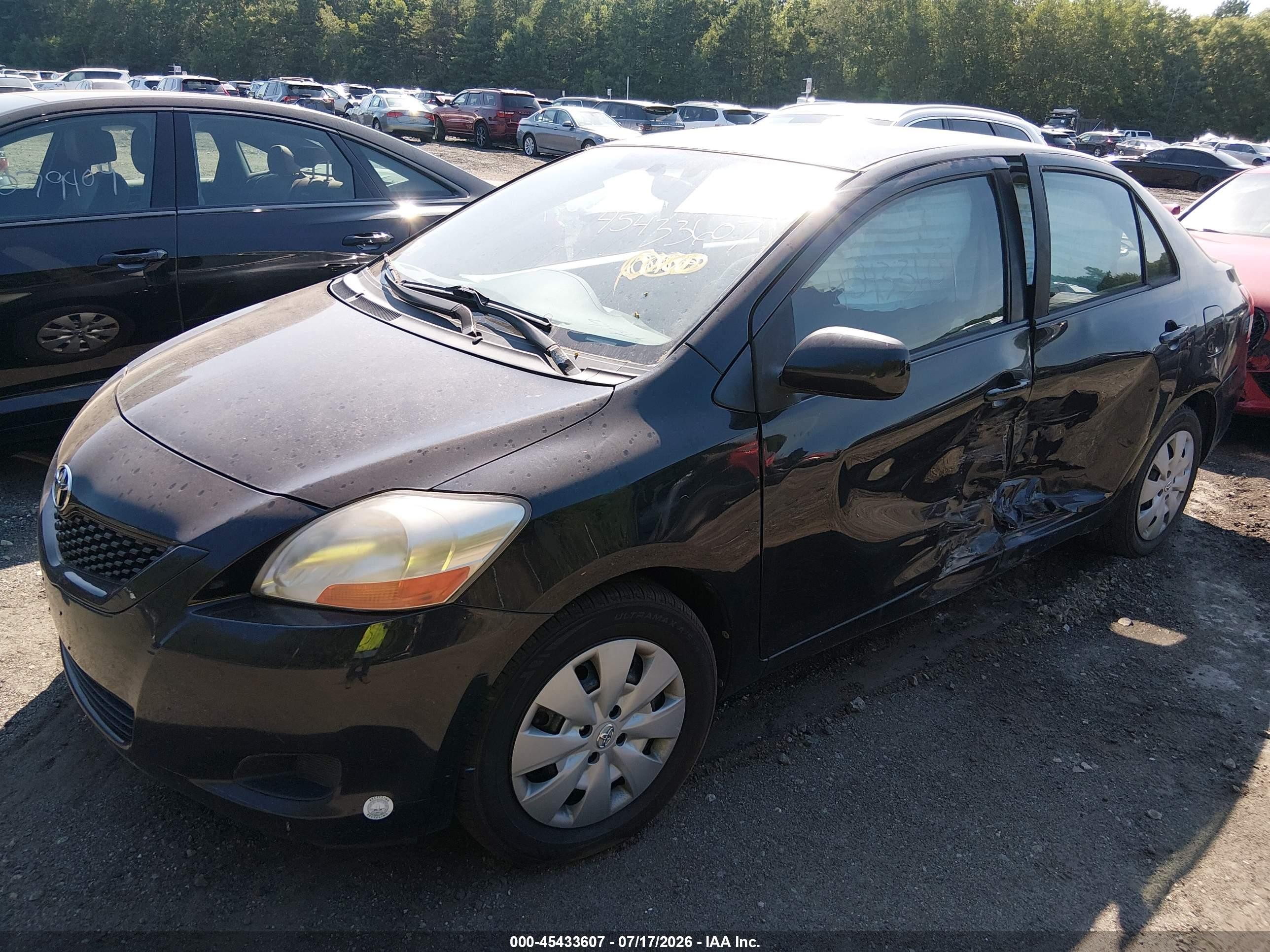 2010 Toyota Yaris   Black vin: JTDBT4K39A4076583
