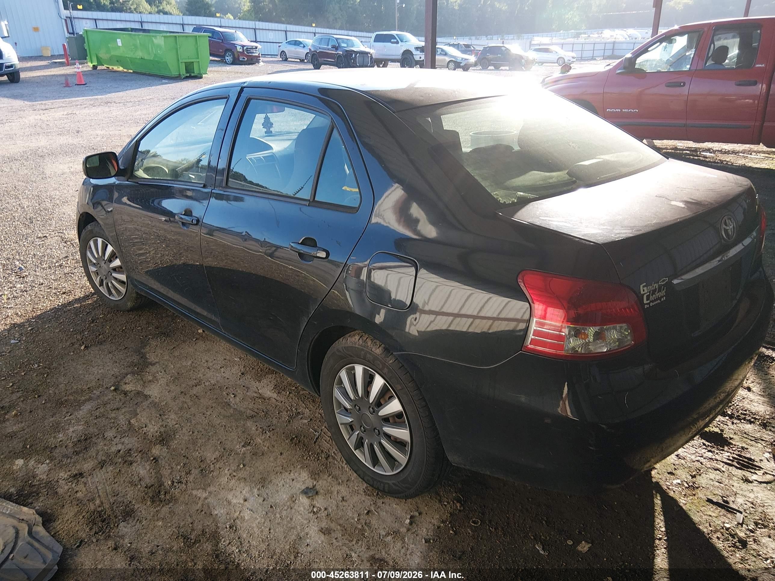 2012 Toyota Yaris   Black vin: JTDBT4K39CL017915