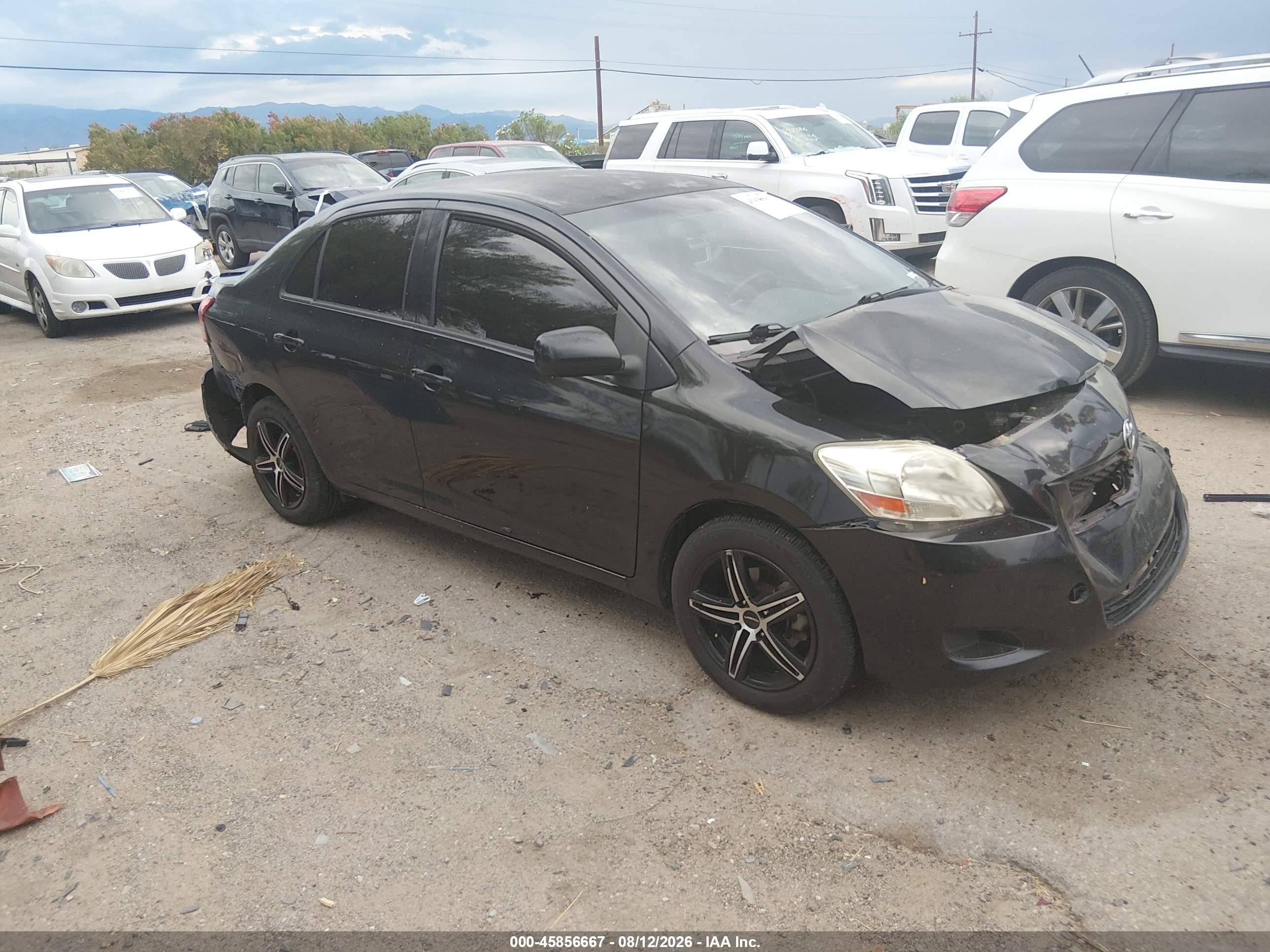2012 Toyota Yaris   Черный vin: JTDBT4K39CL019079