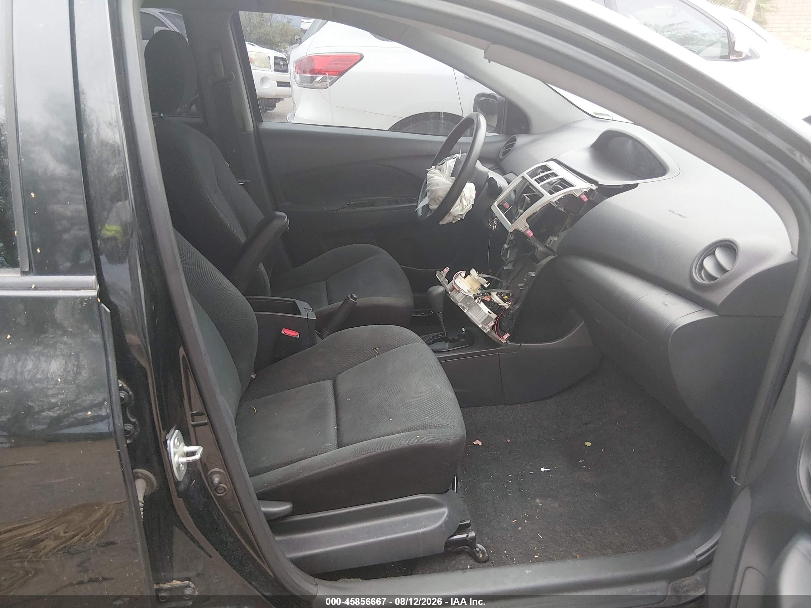 2012 Toyota Yaris   Черный vin: JTDBT4K39CL019079