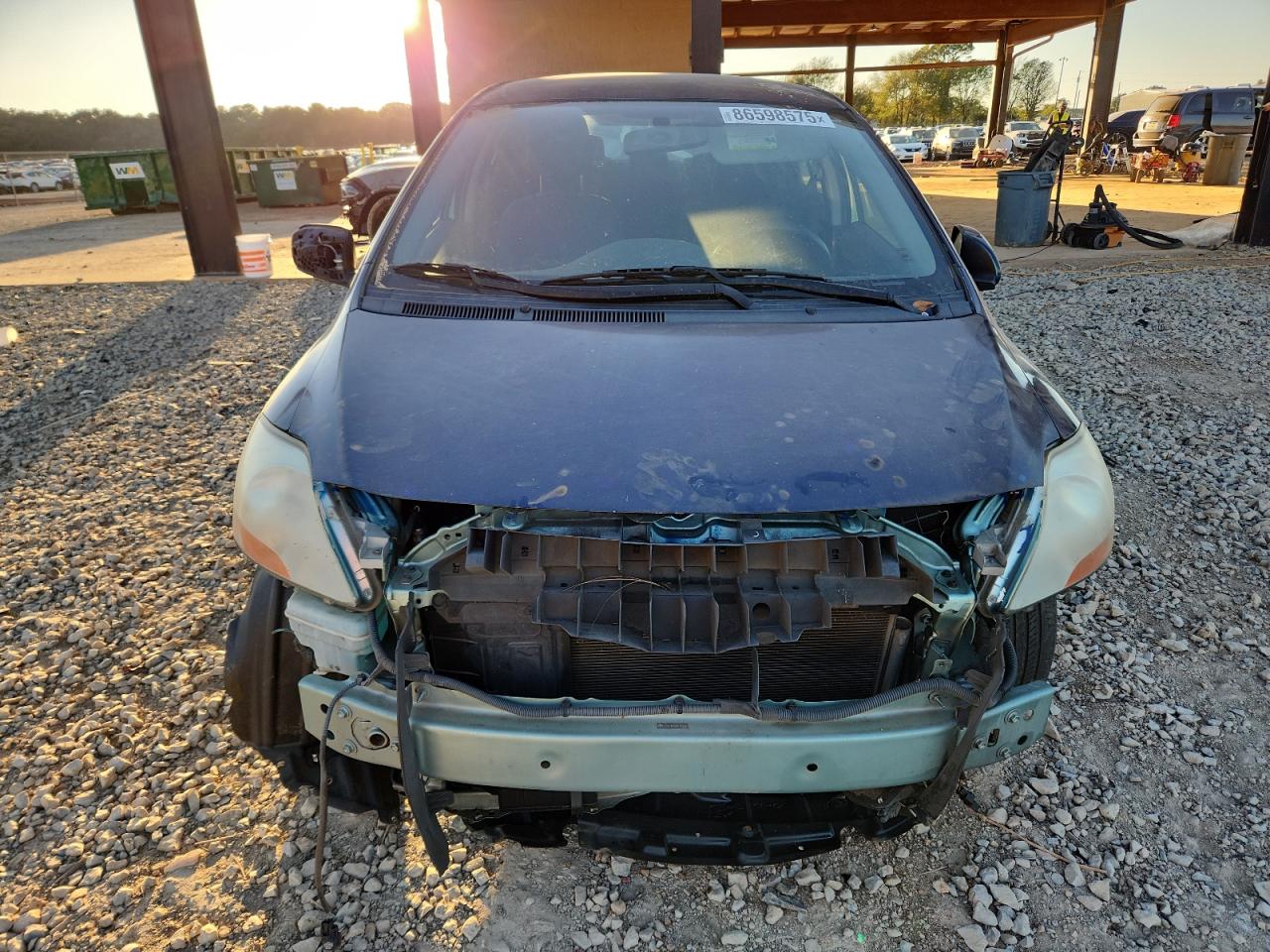 2010 Toyota Yaris Blue vin: JTDBT4K3XA1359933