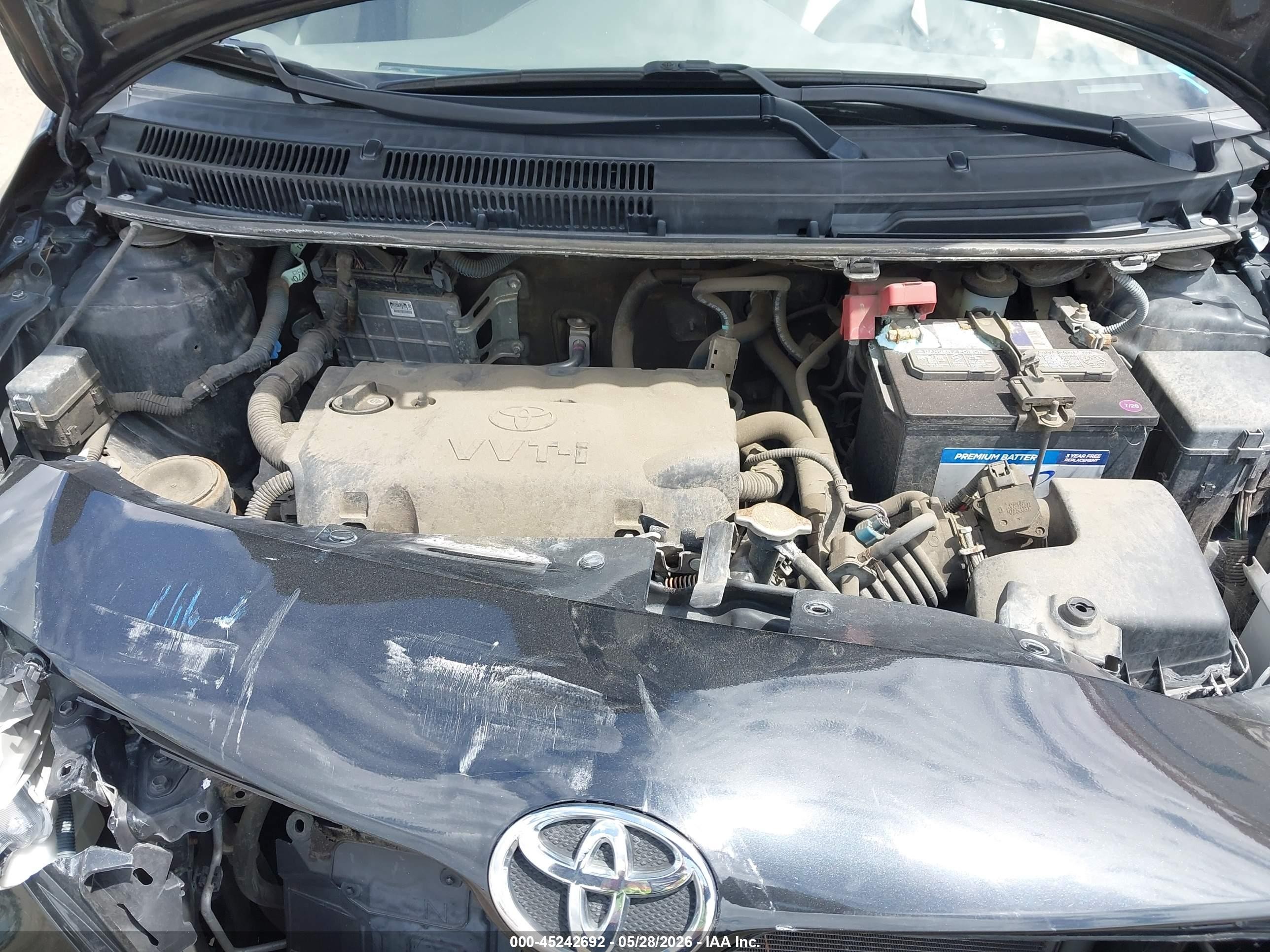 2011 Toyota Yaris   Black vin: JTDBT4K3XB1399964