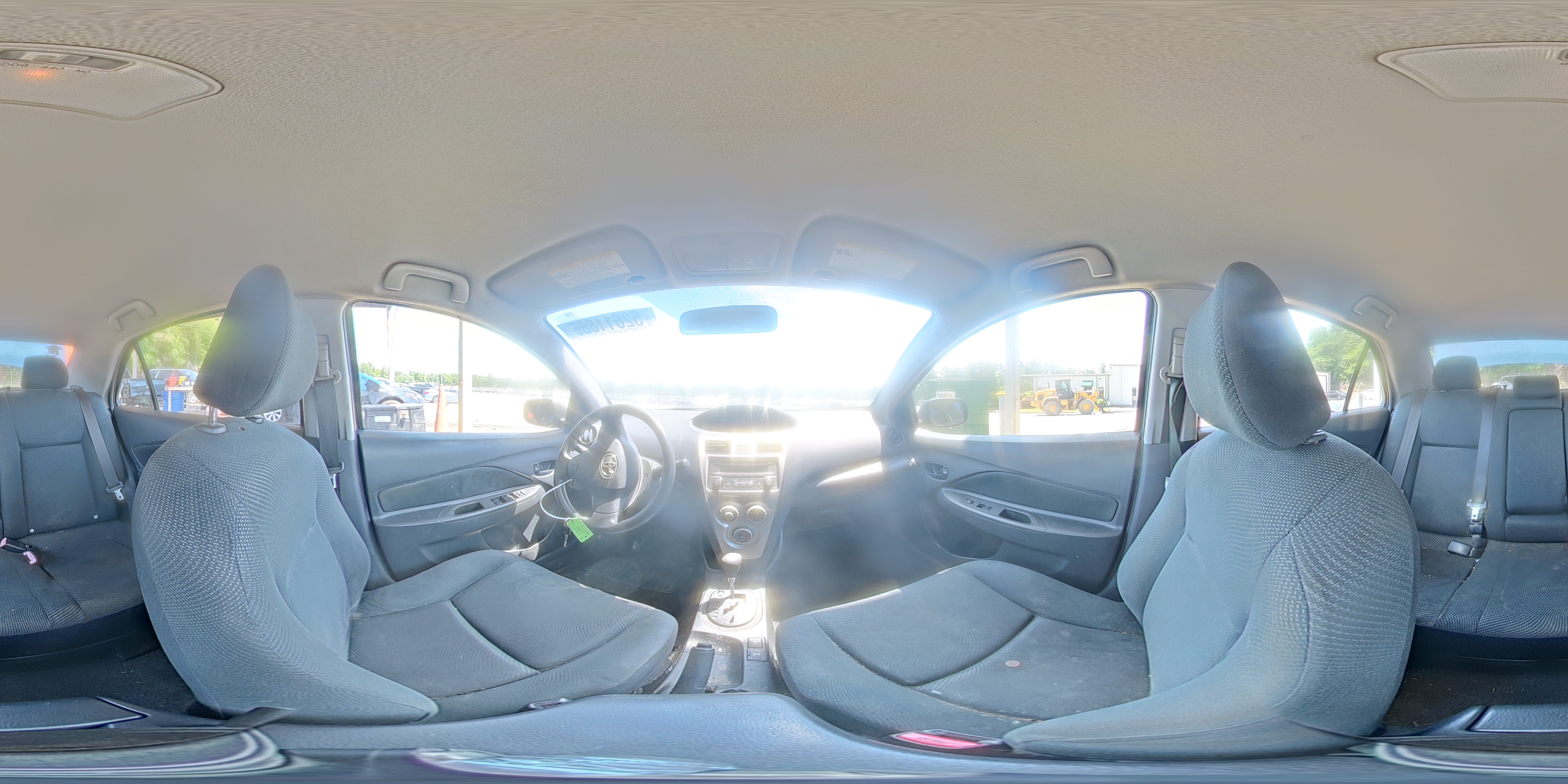 2012 Toyota Yaris Fleet Turquoise vin: JTDBT4K3XCL011136