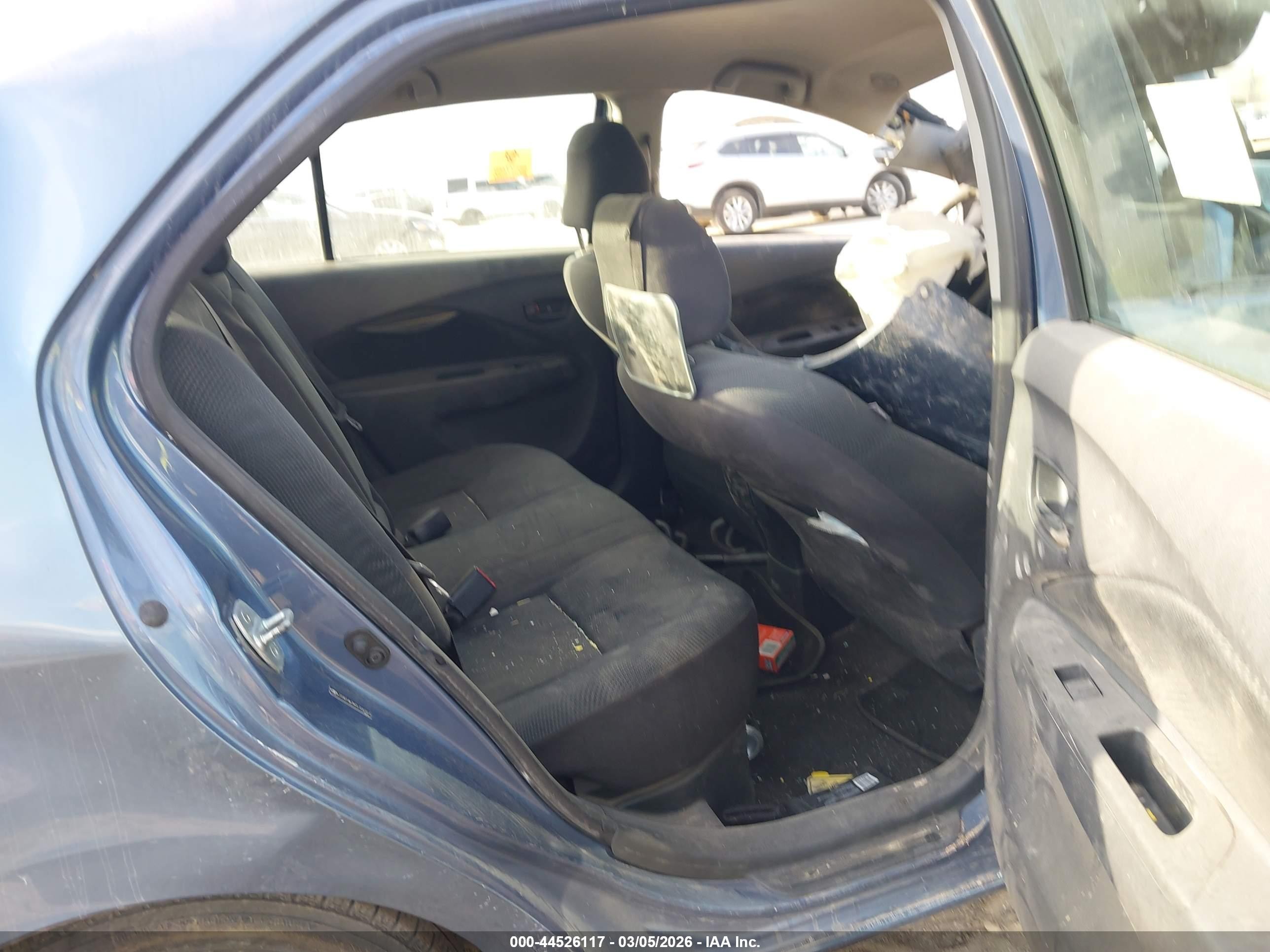 2012 Toyota Yaris   Blue vin: JTDBT4K3XCL020323