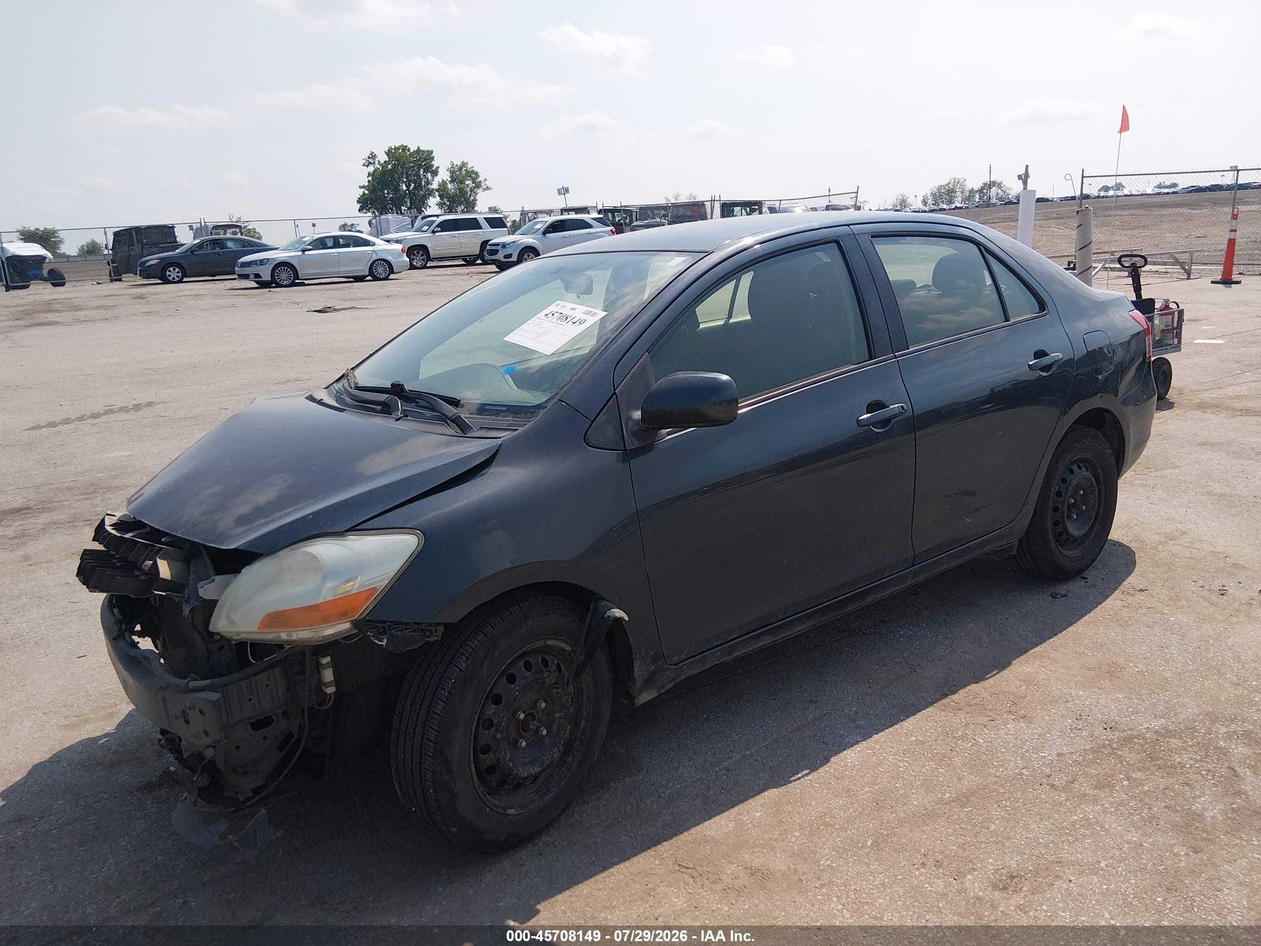 2012 Toyota Yaris   Gray vin: JTDBT4K3XCL034481