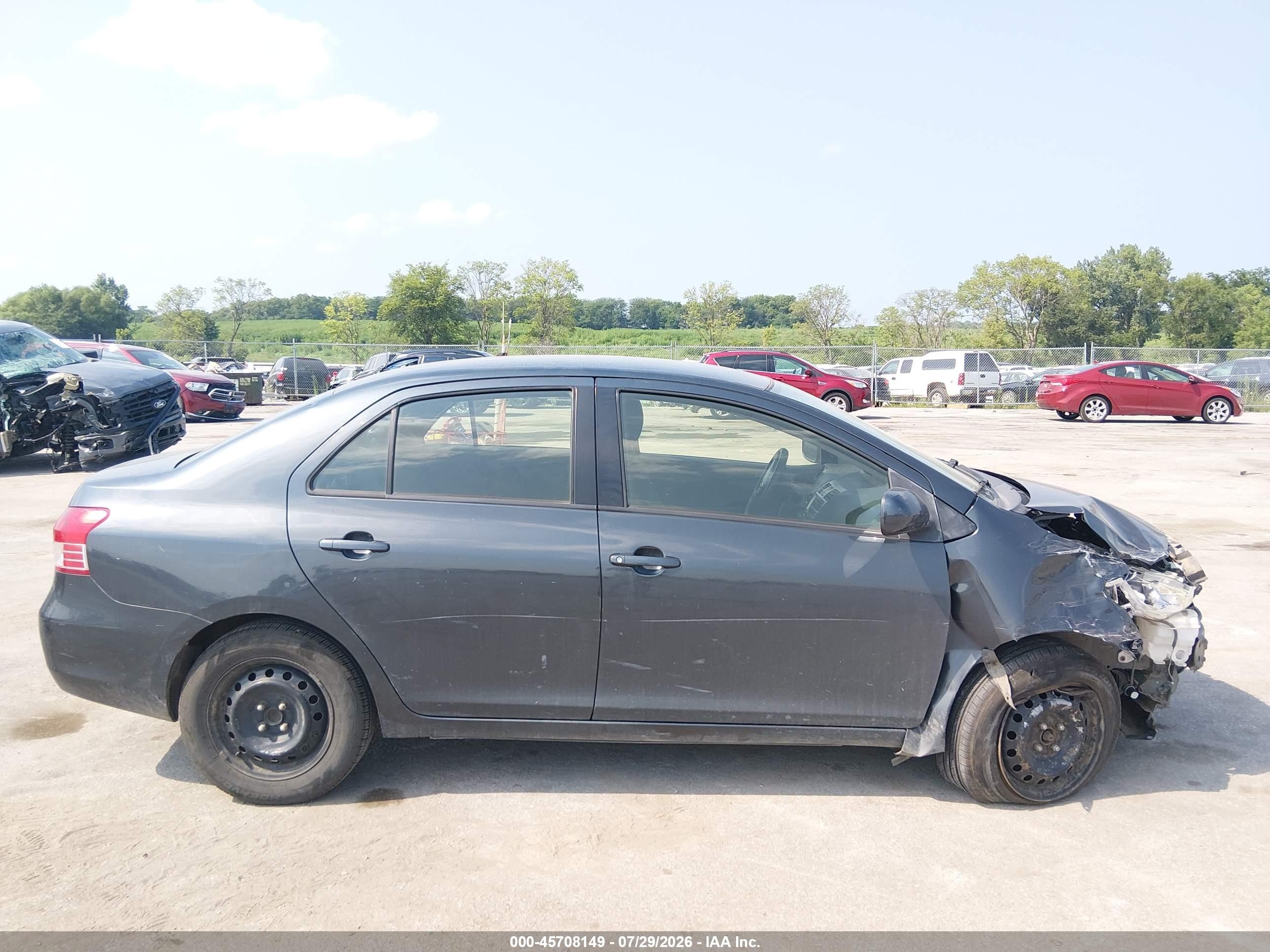 2012 Toyota Yaris   Gray vin: JTDBT4K3XCL034481