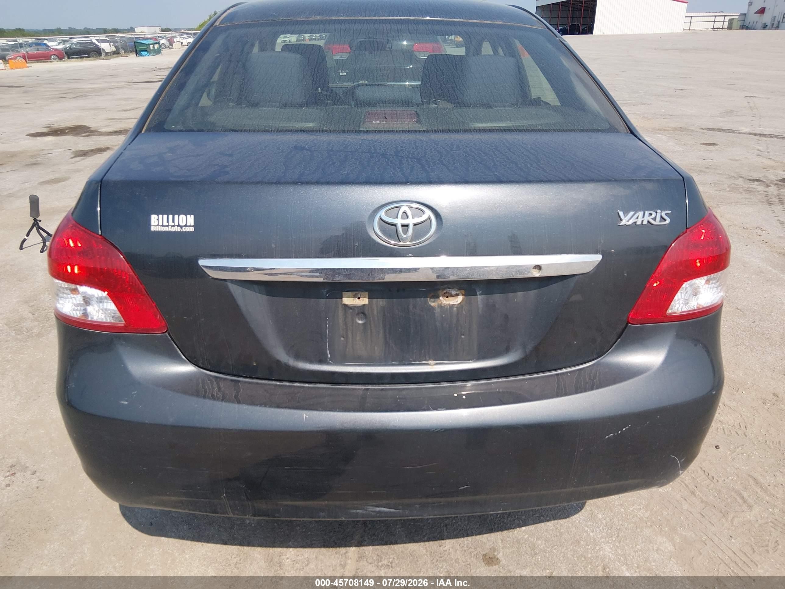 2012 Toyota Yaris   Gray vin: JTDBT4K3XCL034481