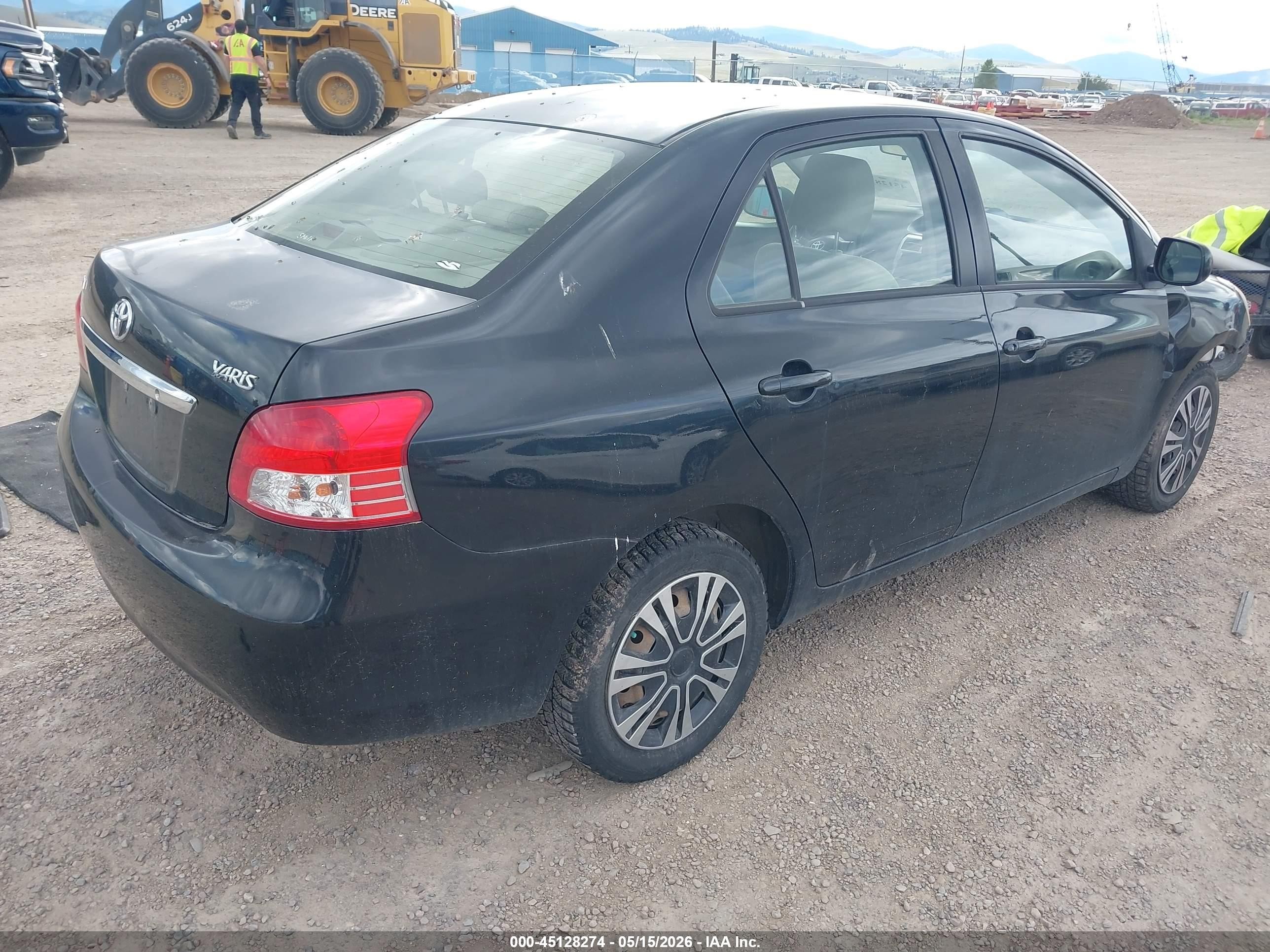 2007 Toyota Yaris   Black vin: JTDBT903071005945