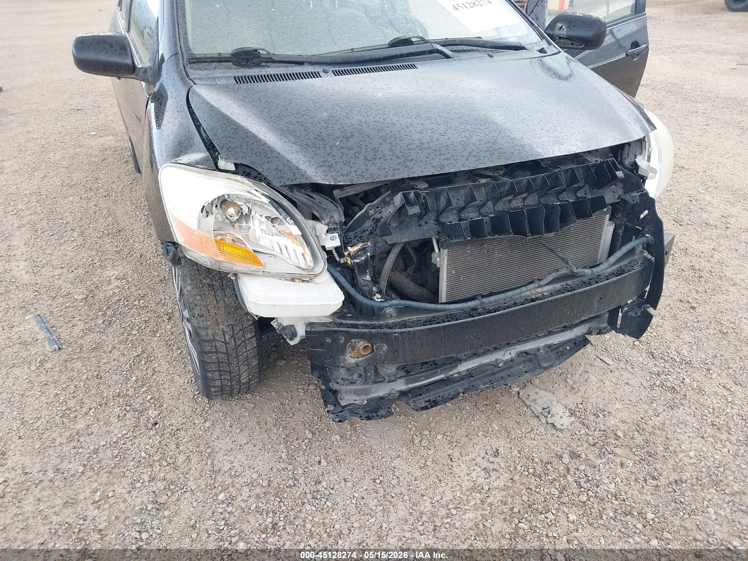 2007 Toyota Yaris   Black vin: JTDBT903071005945