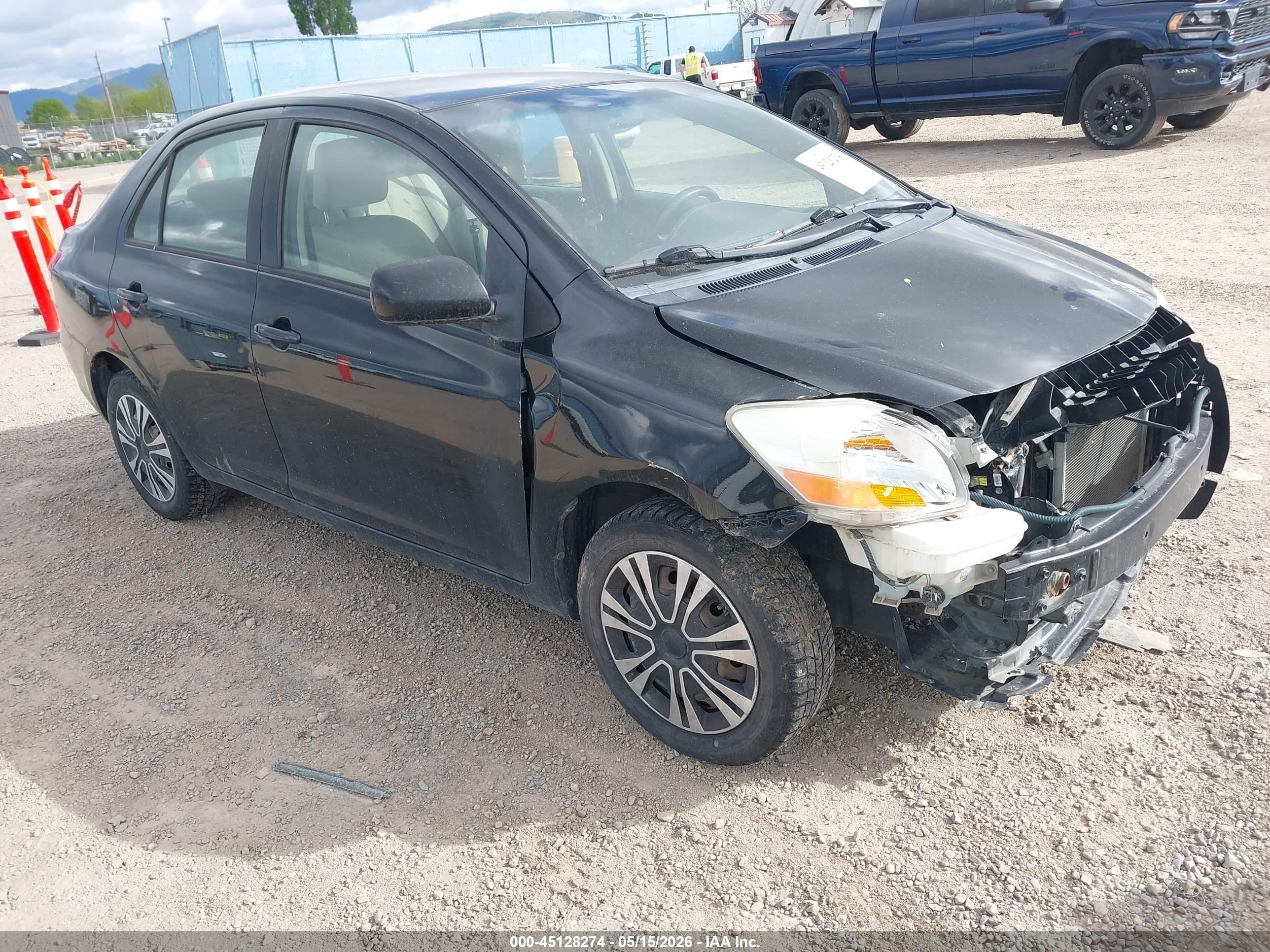 2007 Toyota Yaris   Black vin: JTDBT903071005945