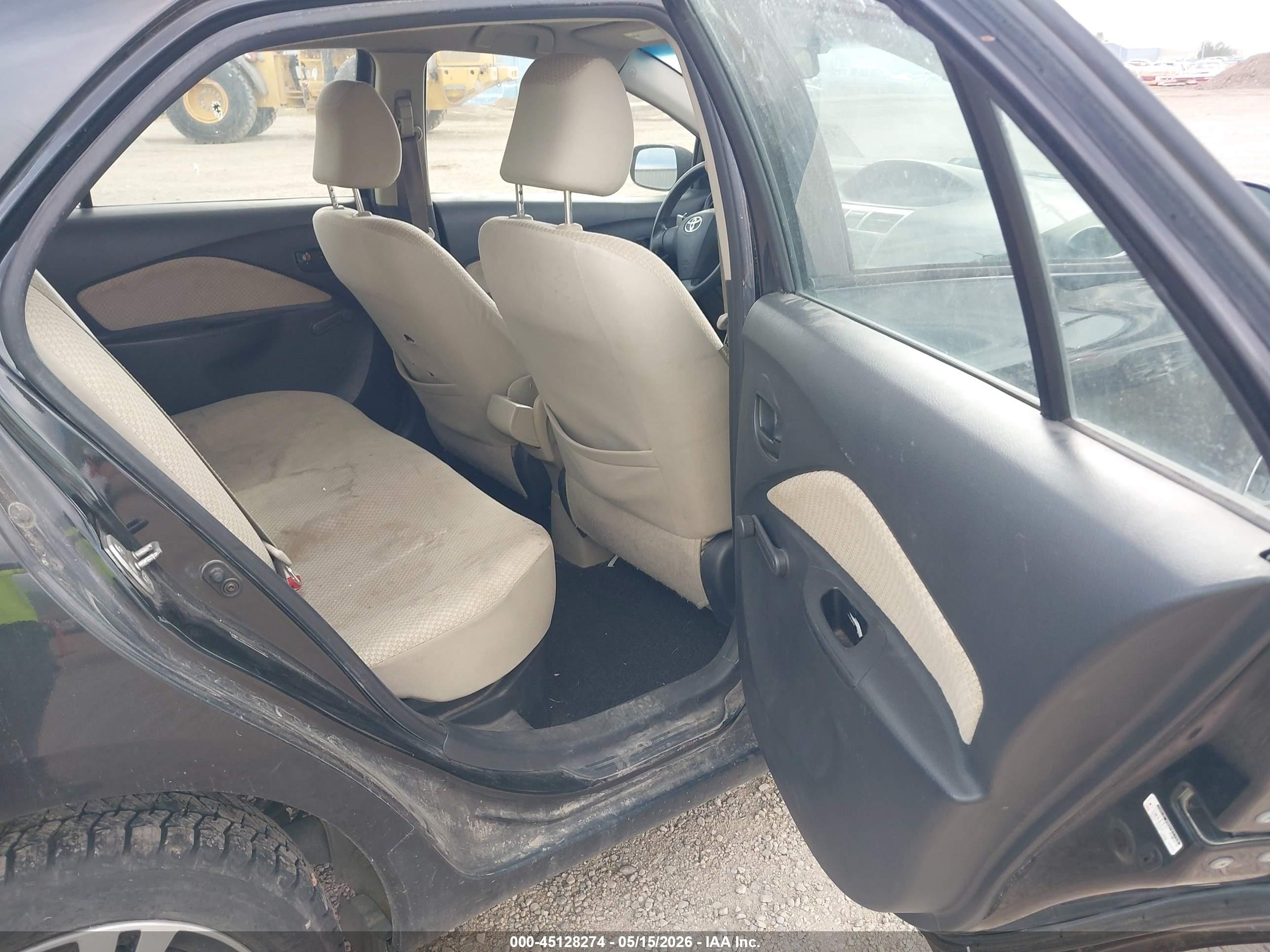 2007 Toyota Yaris   Black vin: JTDBT903071005945