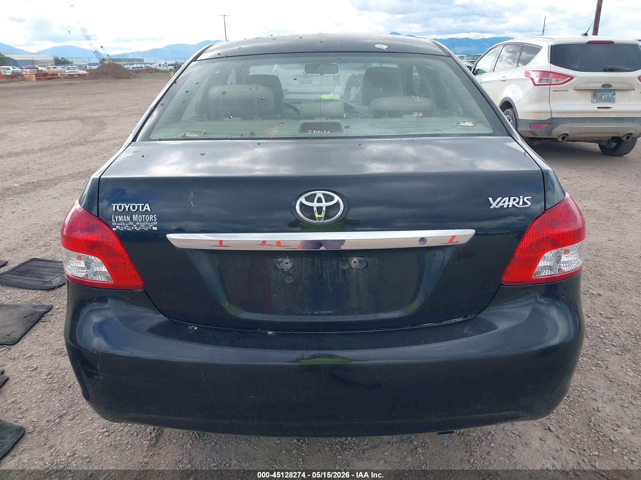 2007 Toyota Yaris   Black vin: JTDBT903071005945