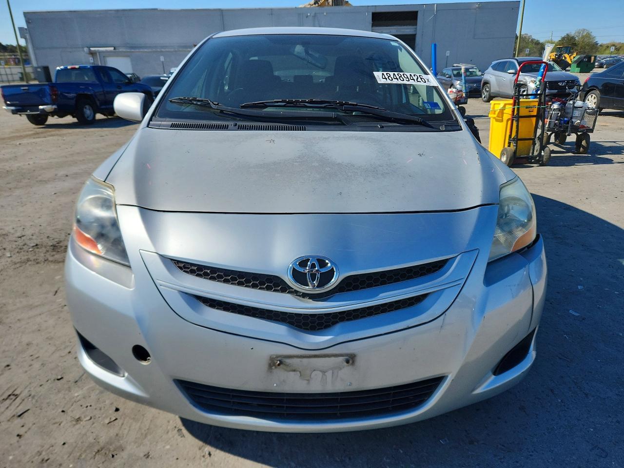 2007 Toyota Yaris Base Gray vin: JTDBT903071059388