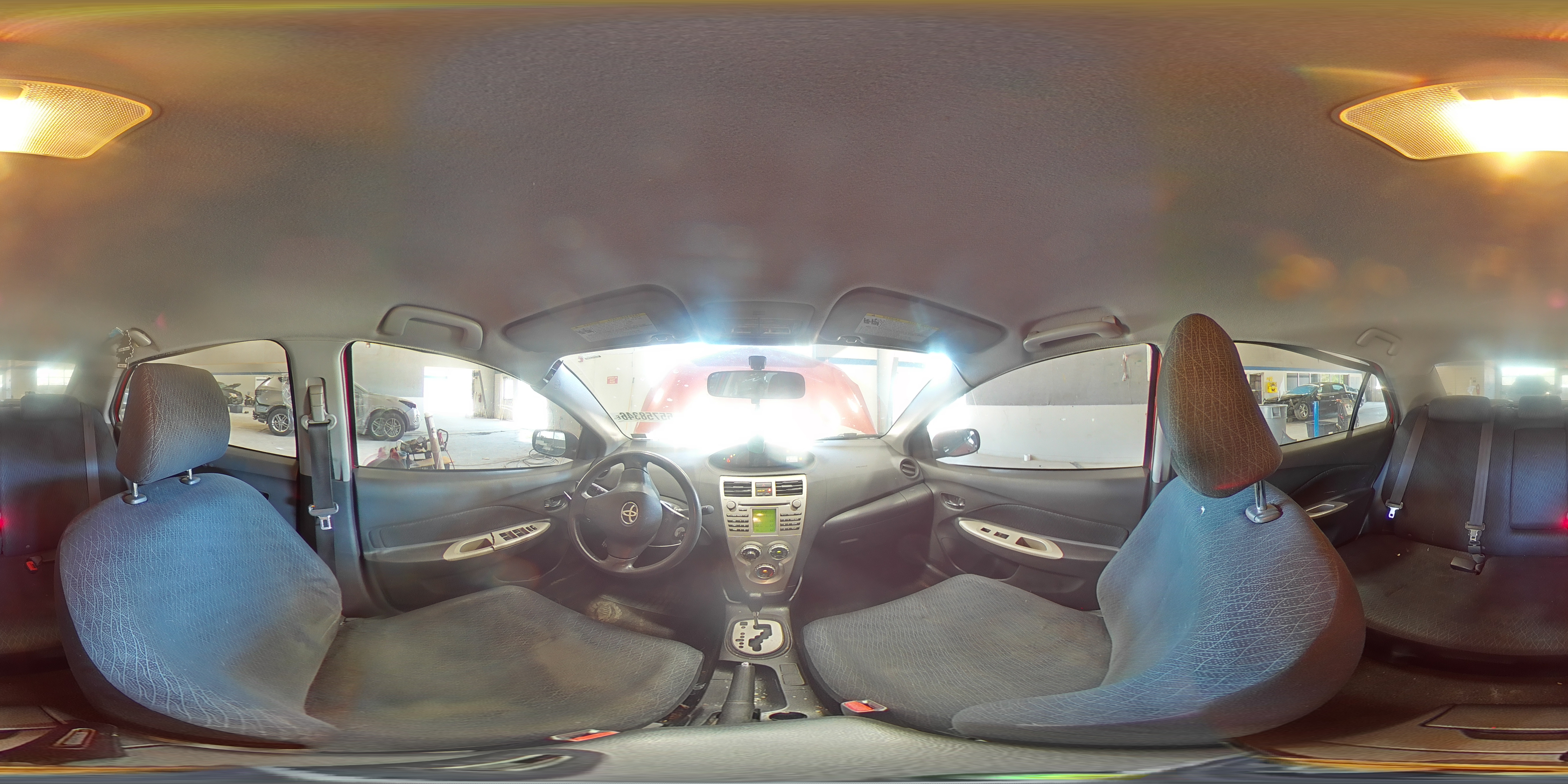 2008 Toyota Yaris Base Red vin: JTDBT903084037245