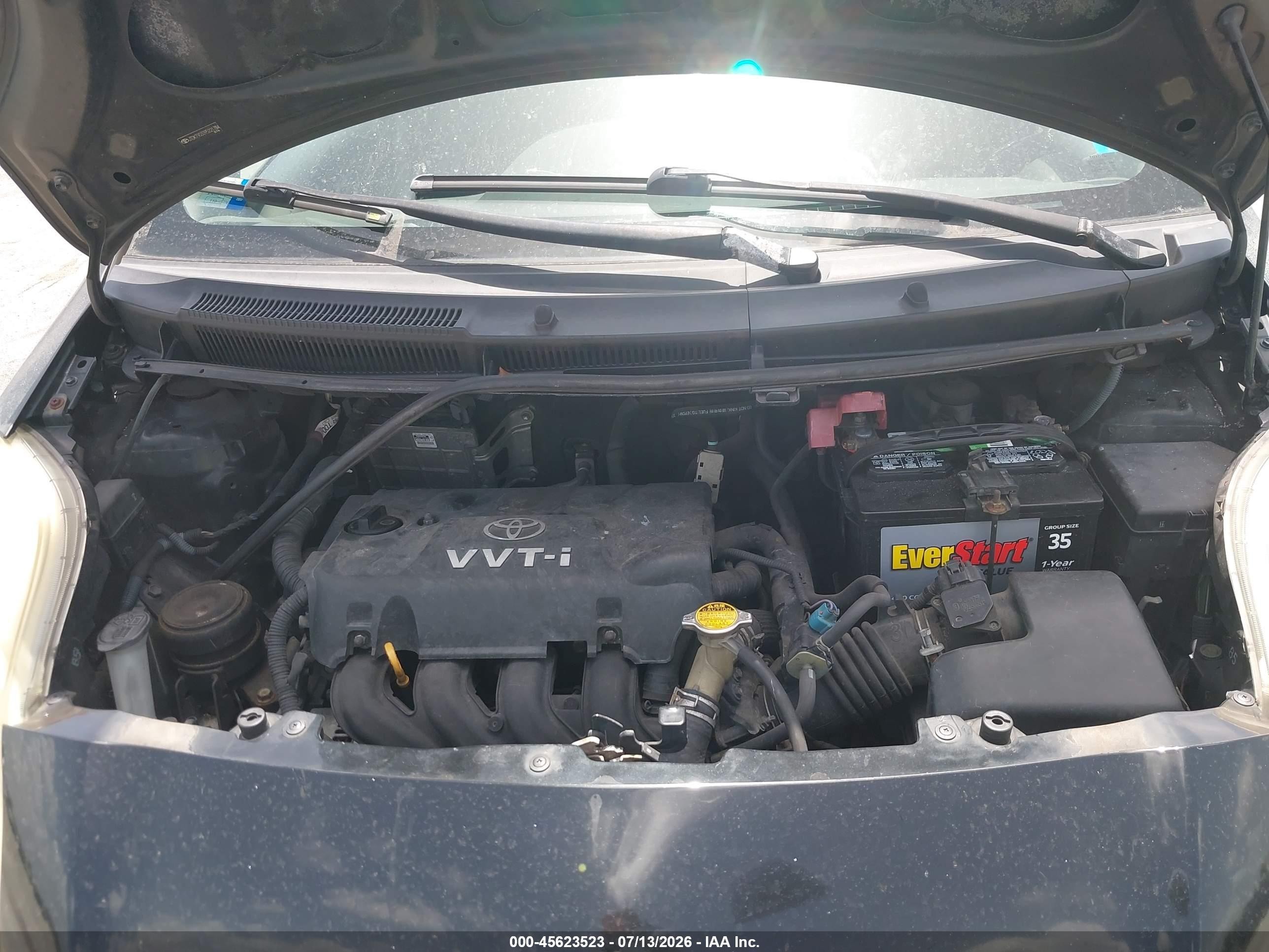 2009 Toyota Yaris   Black vin: JTDBT903091305214