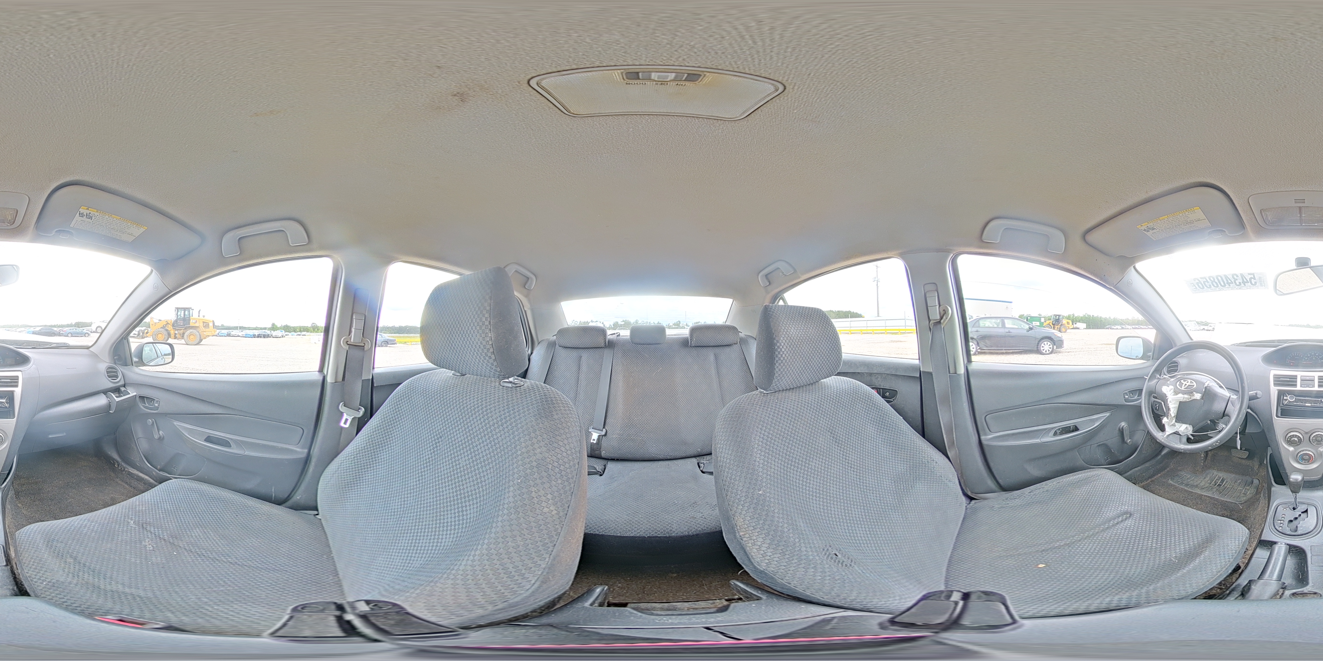 2009 Toyota Yaris Base Silver vin: JTDBT903091305763
