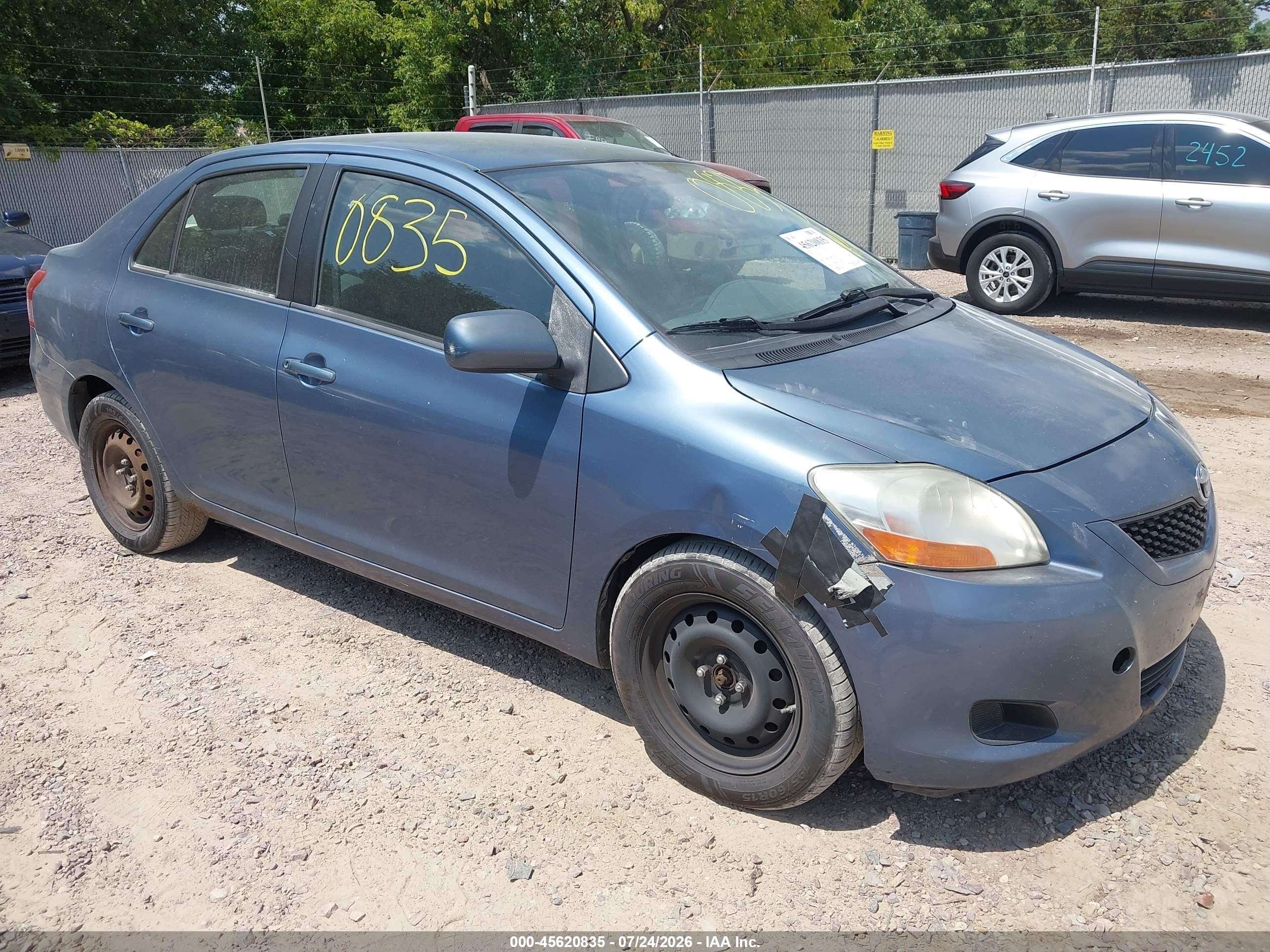 2009 Toyota Yaris   Blue vin: JTDBT903091308226