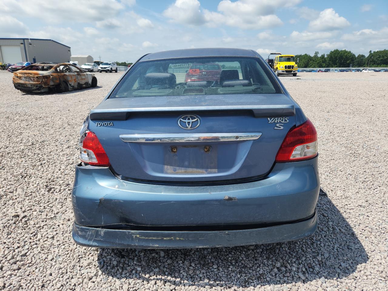 2007 Toyota Yaris S Blue vin: JTDBT903371064164
